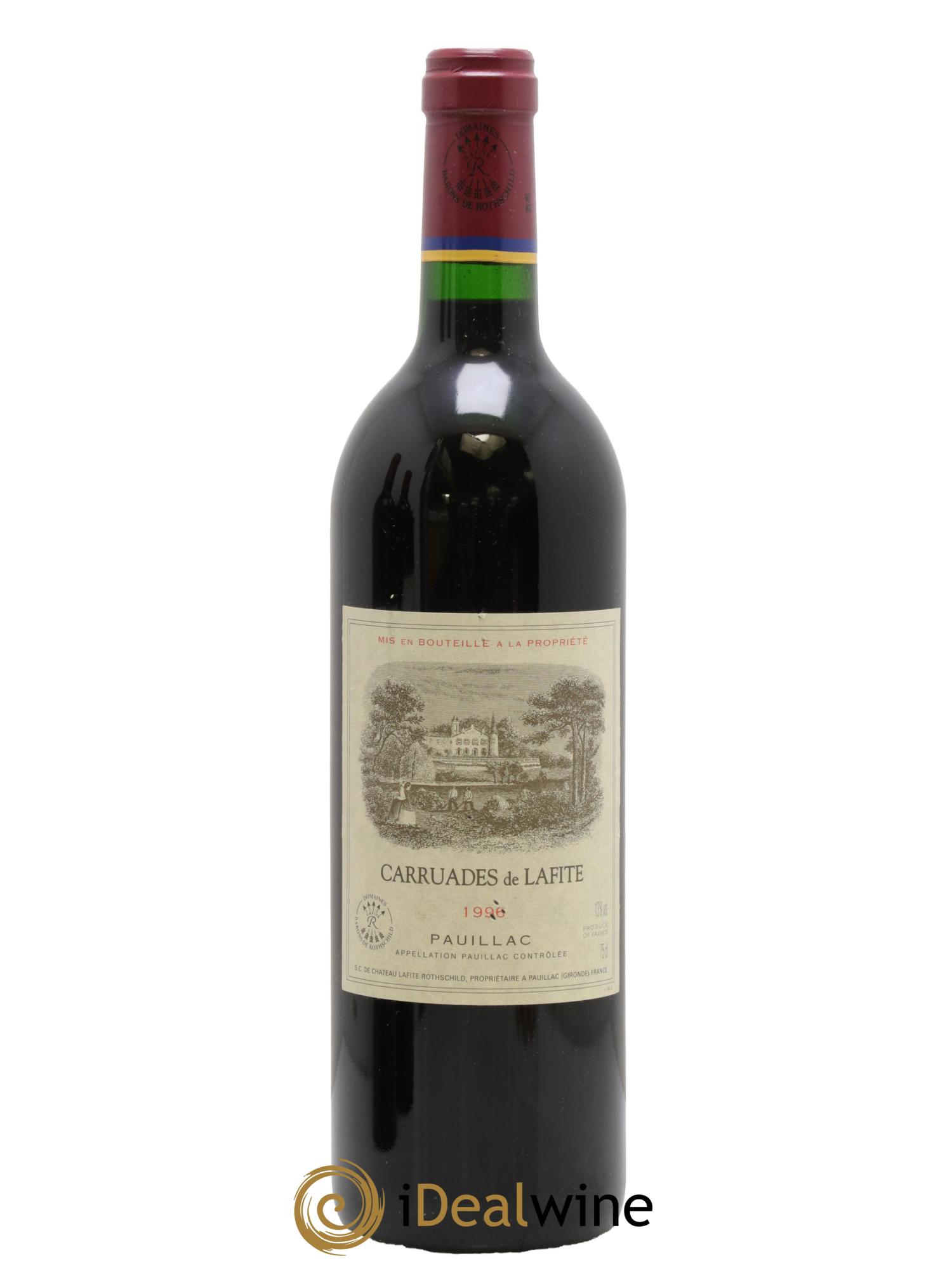 Carruades de Lafite Rothschild Second Vin 1996 - Lot de 1 bouteille - 0