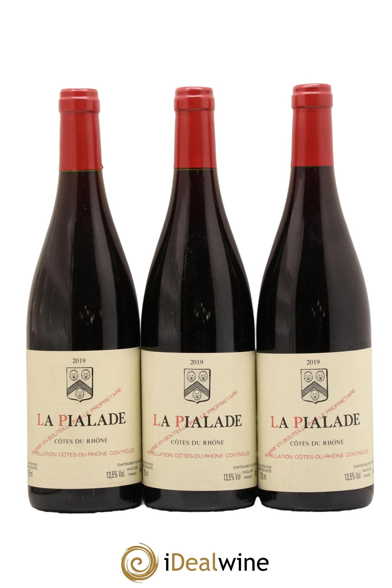 Côtes-du-Rhône La Pialade Emmanuel Reynaud 2019 - Lot de 3 bouteilles - 0