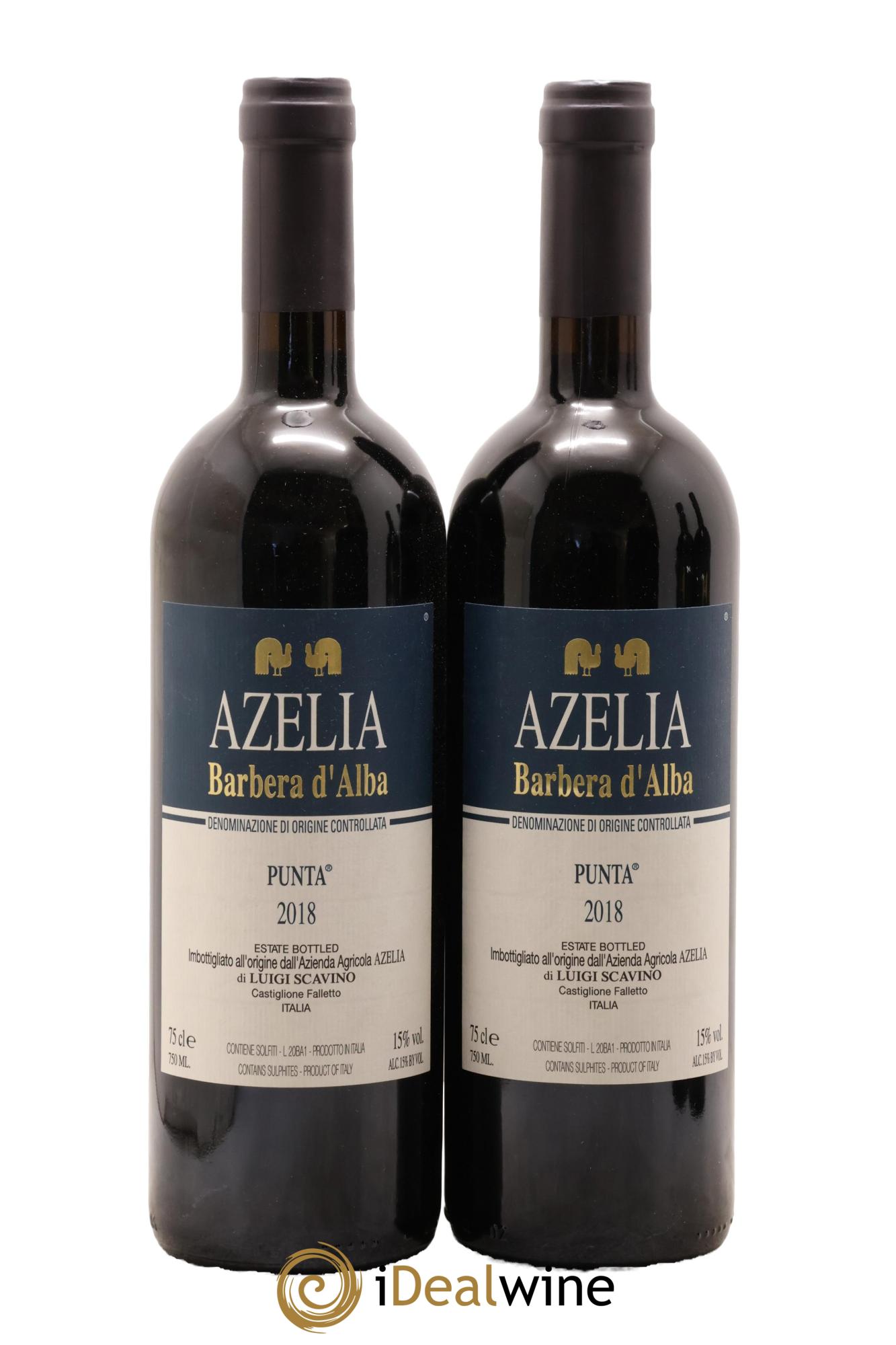 Barbera d'Alba DOC Punta Azelia Luigi Scavino 2018 - Lot of 2 bottles - 0
