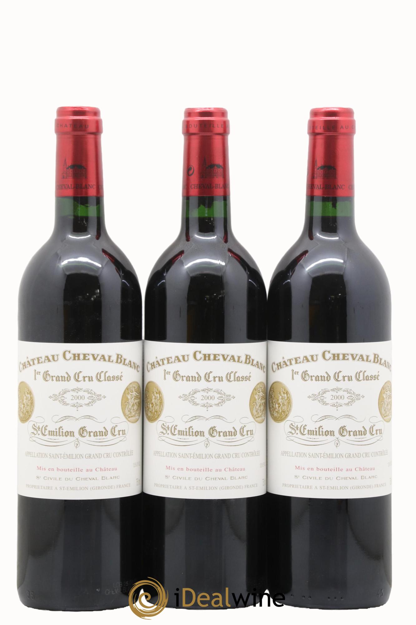 Château Cheval Blanc 1er Grand Cru Classé A 2000 - Lot de 12 bouteilles - 2