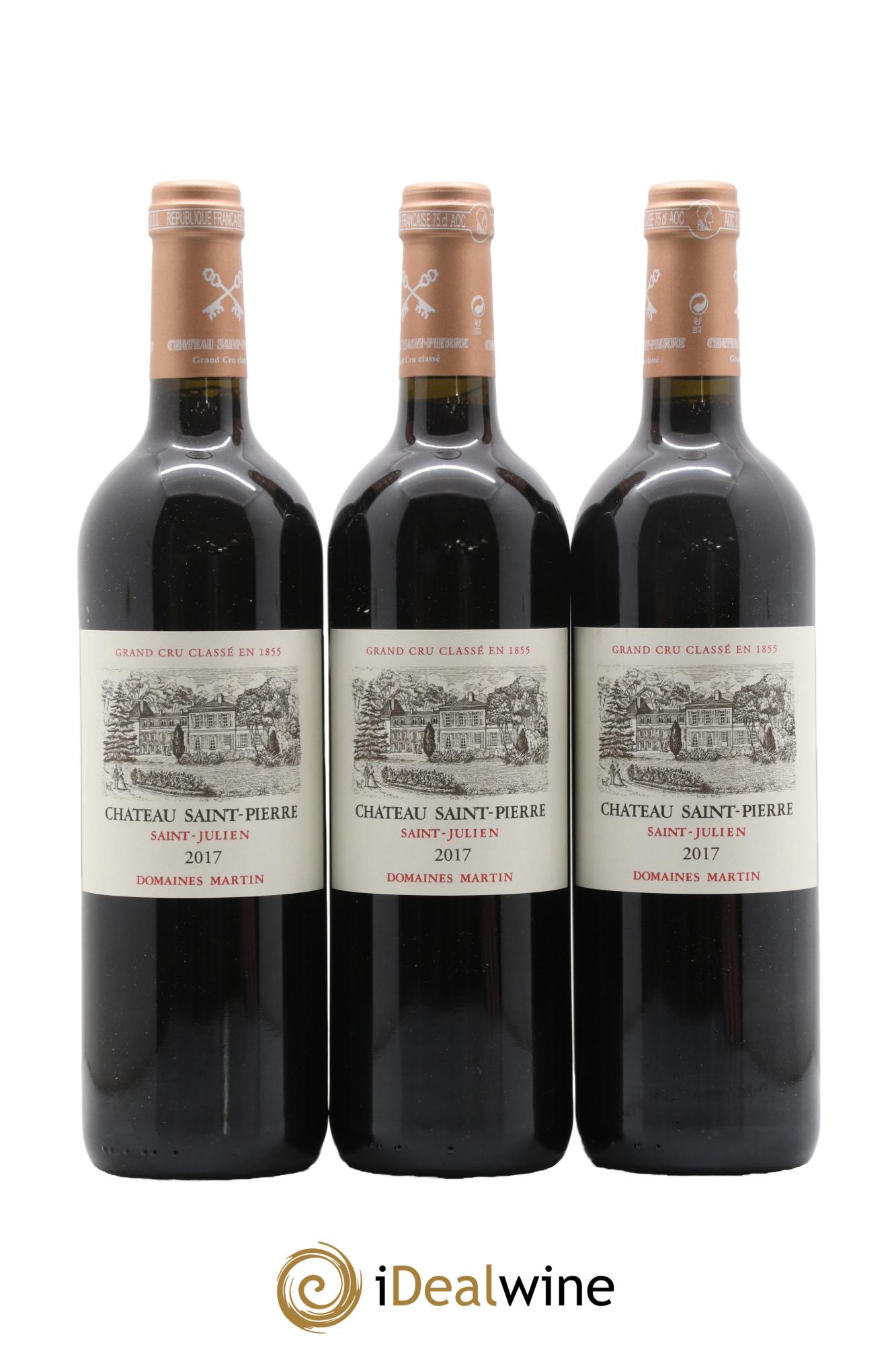 Château Saint-Pierre 4ème Grand Cru Classé  2017 - Lot of 6 bottles - 1