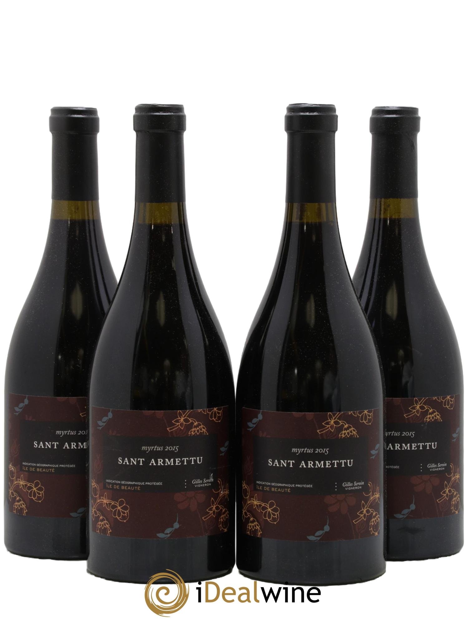 IGP Ile de Beauté Myrtus Sant Armettu (Domaine) 2015 - Lotto di 4 bottiglie - 0