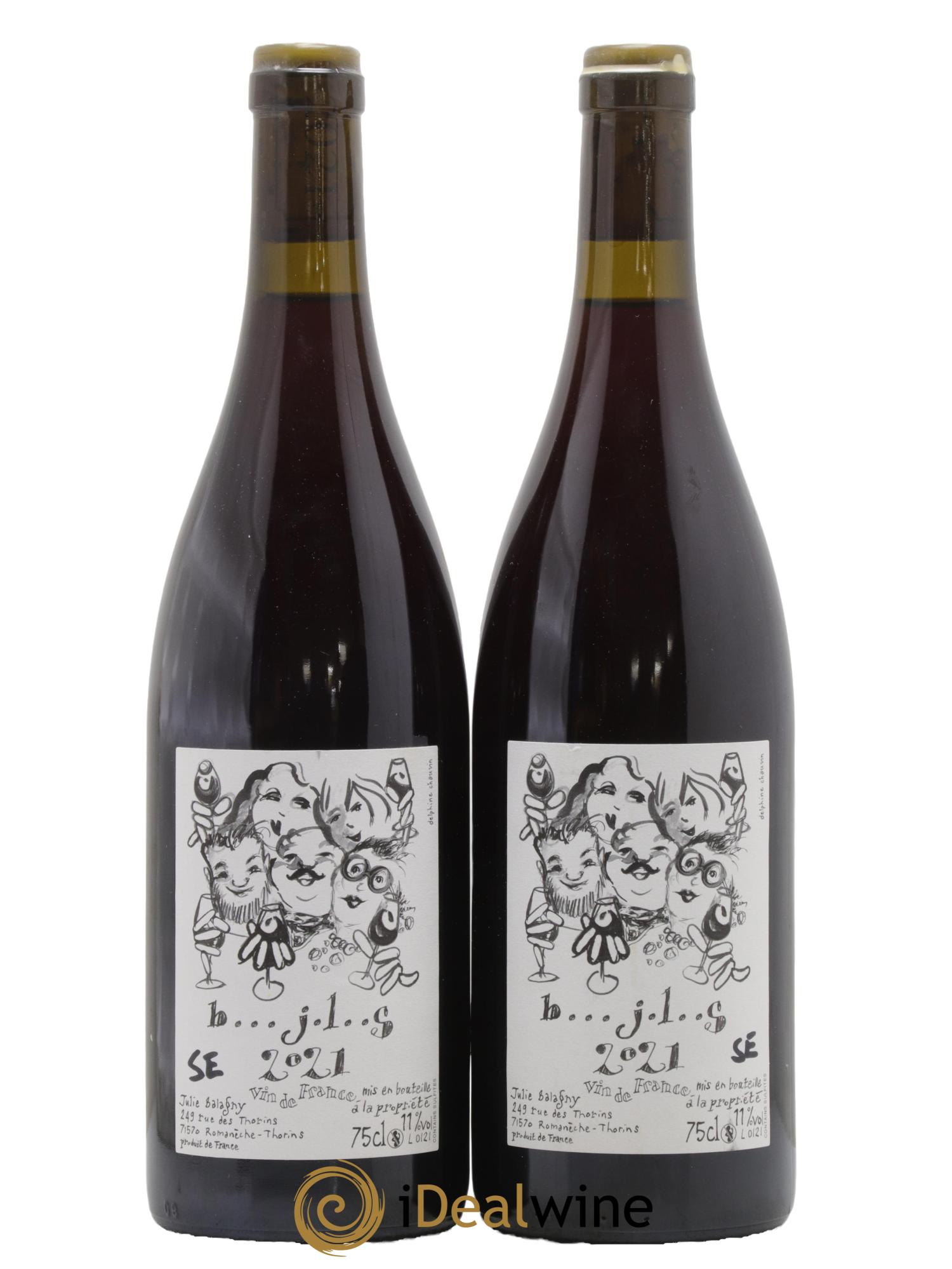 Vin de France B…J.L..S Julie Balagny B…j.l..s Julie Balagny 2021 - Posten von 2 Flaschen - 0
