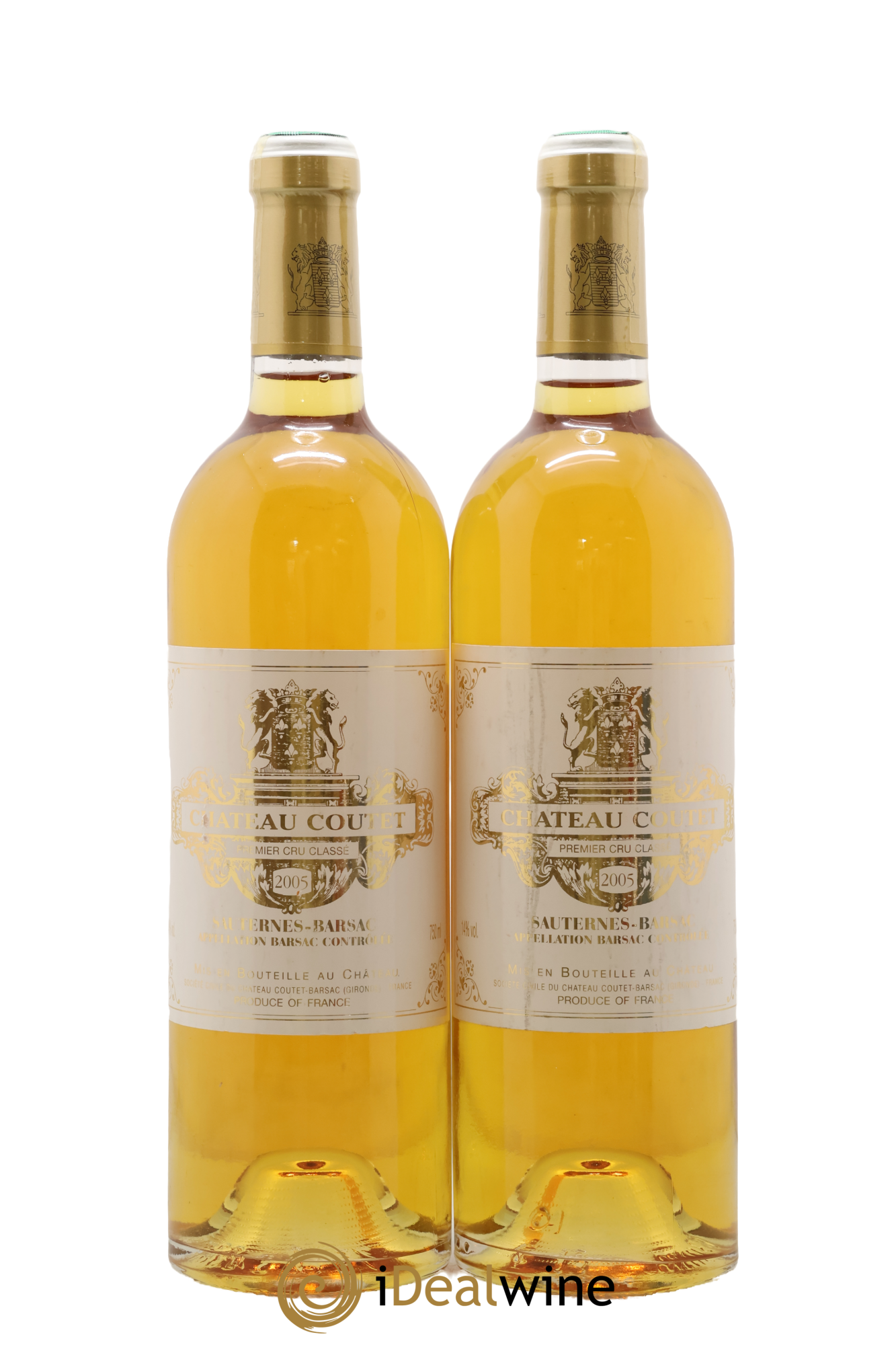 Château Coutet 1er Grand Cru Classé 2005 - Lot of 2 bottles - 0