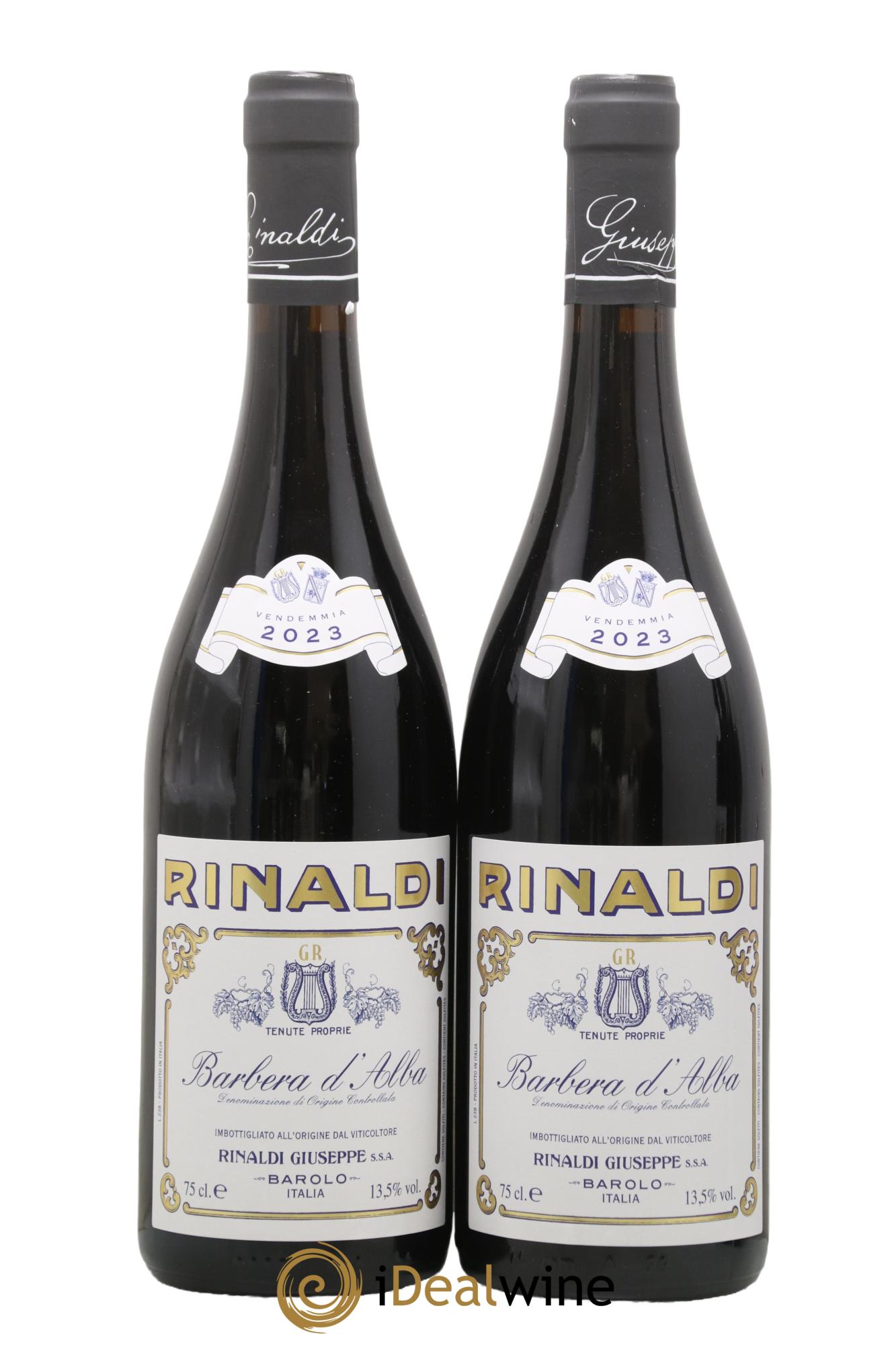 Barbera d'Alba Giuseppe Rinaldi 2023 - Lot of 2 bottles - 0