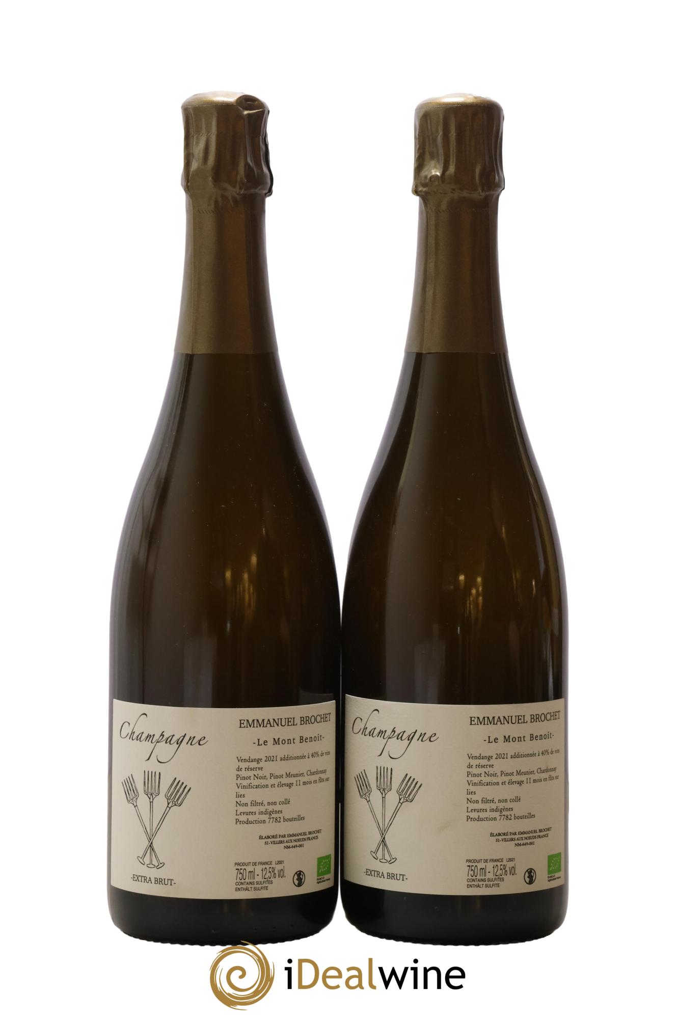 Le Mont Benoit Extra-Brut Emmanuel Brochet - Lot de 2 bouteilles - 0