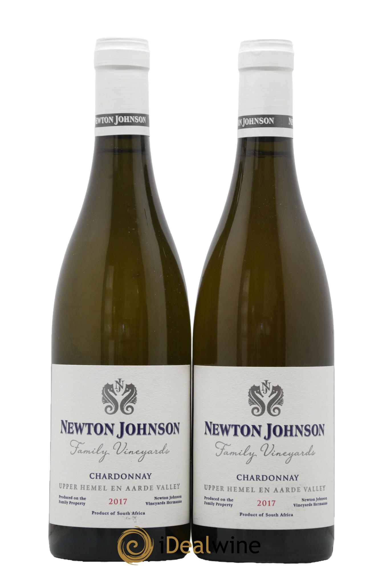Afrique du Sud Chardonnay Newton Johnson 2017 - Lot de 2 bouteilles - 0