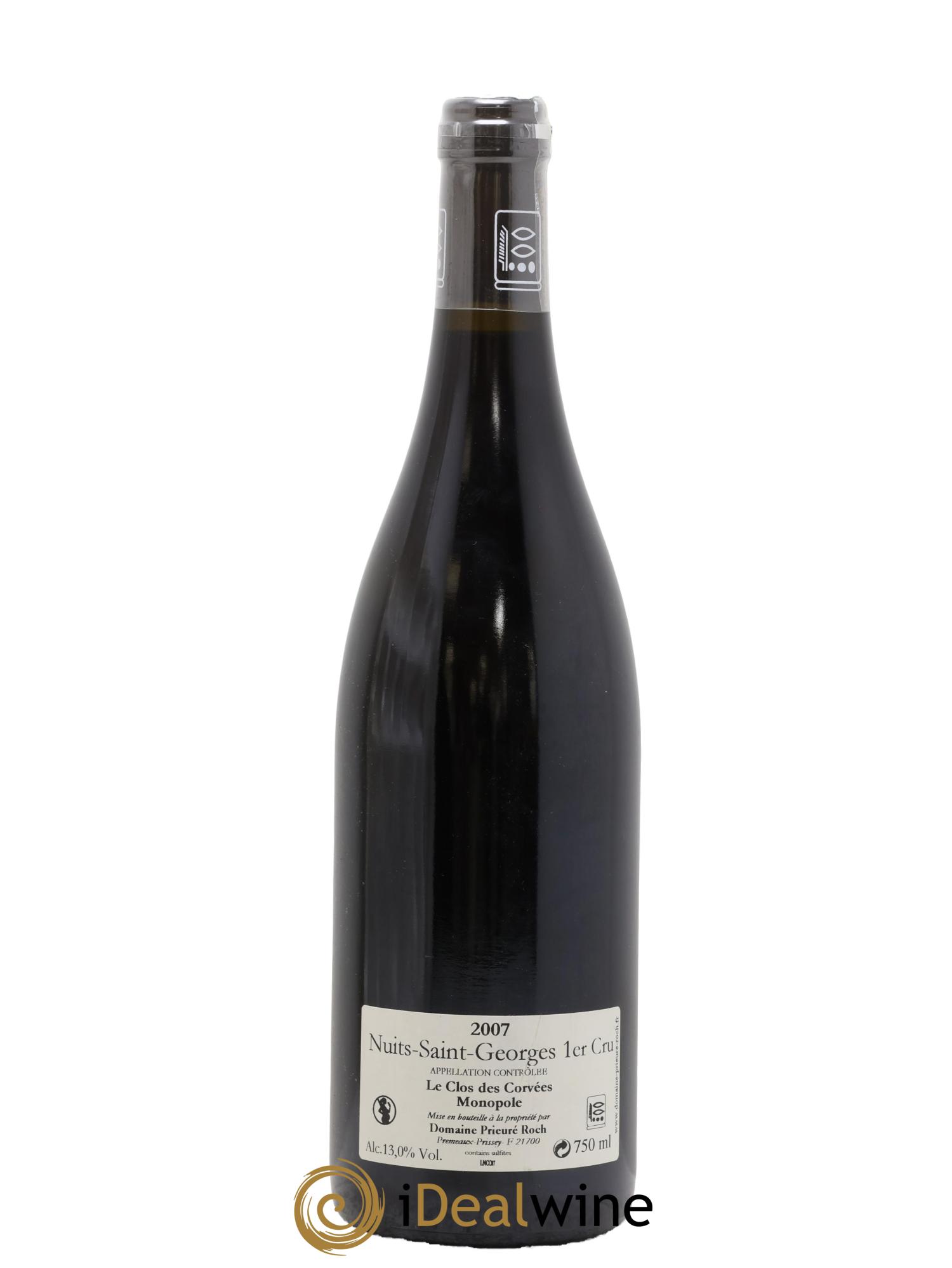 Nuits-Saint-Georges 1er Cru Le Clos des Corvées Prieuré Roch  2007 - Lotto di 1 bottiglia - 1