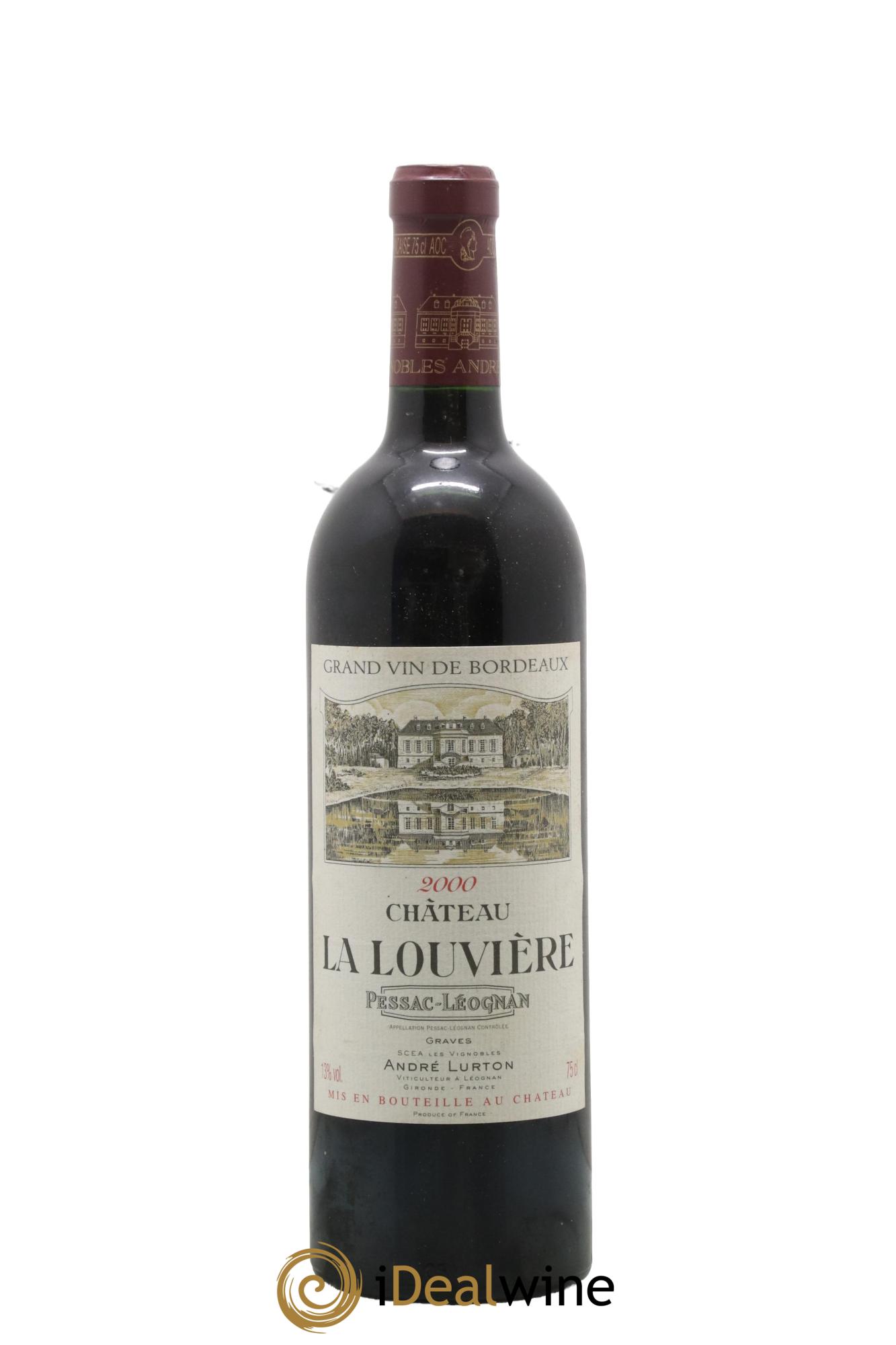 Château la Louvière 2000 - Lot de 1 bouteille - 0