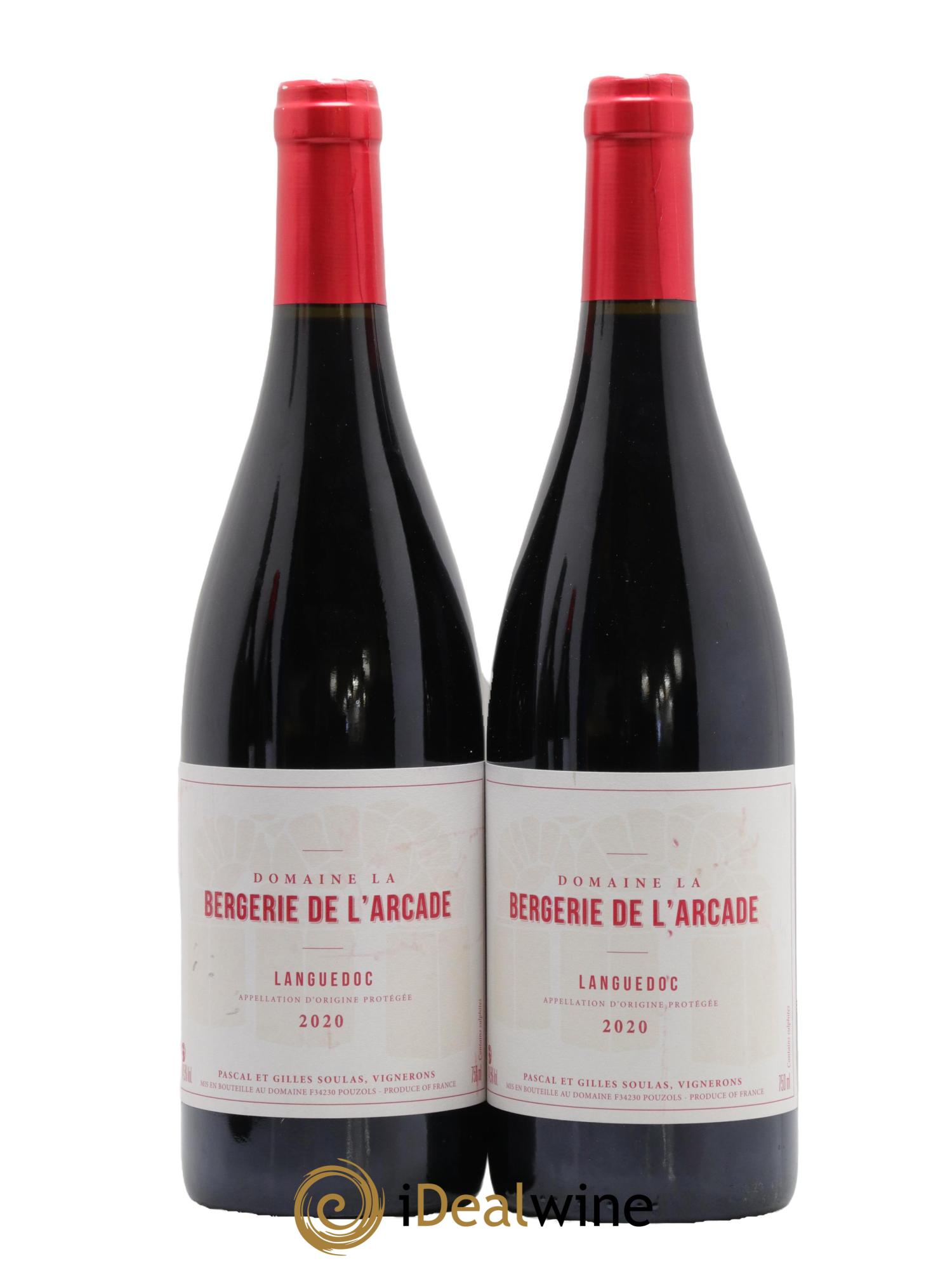 Languedoc La Bergerie de l'Arcade (Domaine) 2020 - Lotto di 2 bottiglie - 0