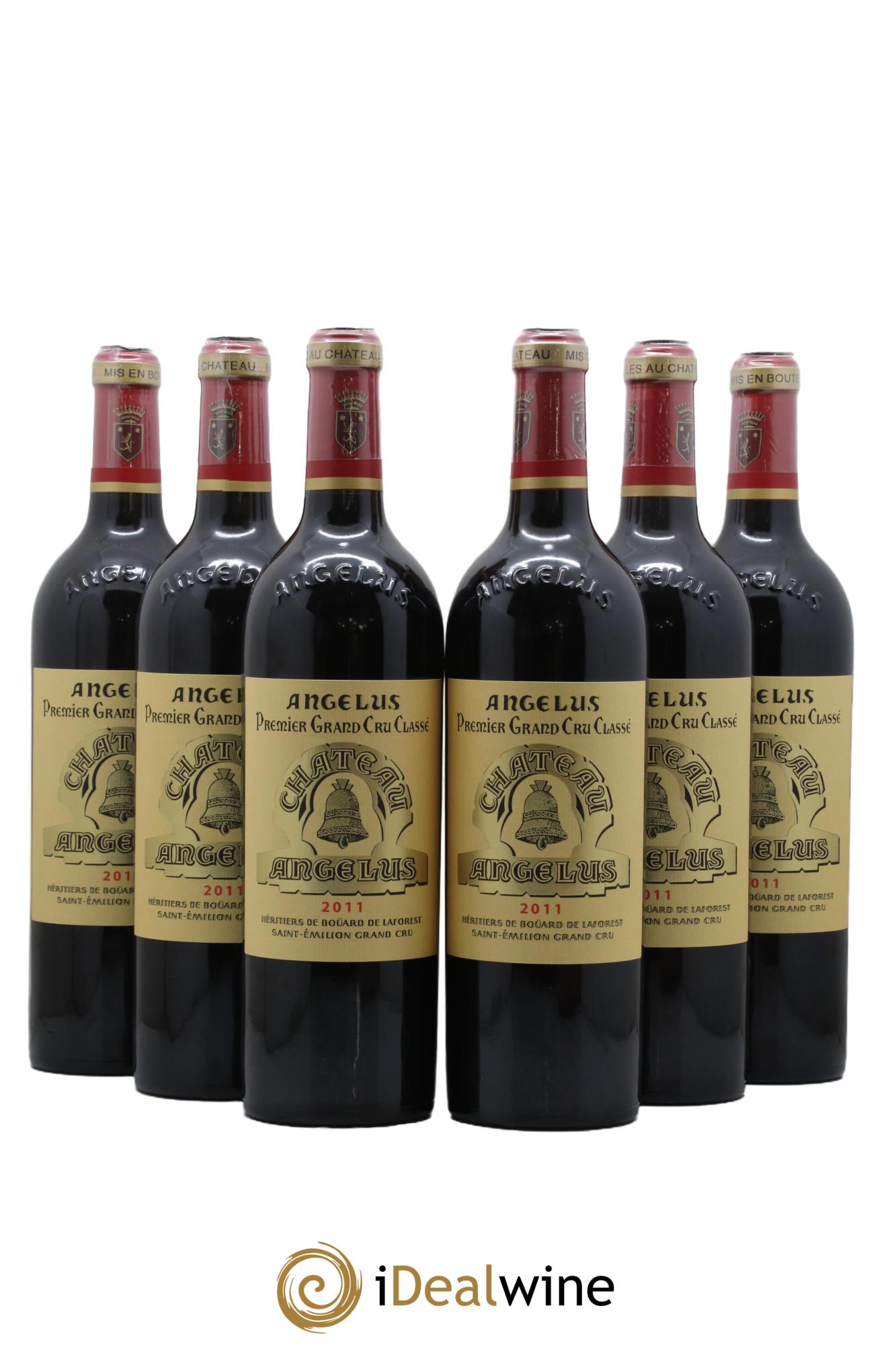 Château Angélus 1er Grand Cru Classé A 2011 - Lot of 6 bottles - 0