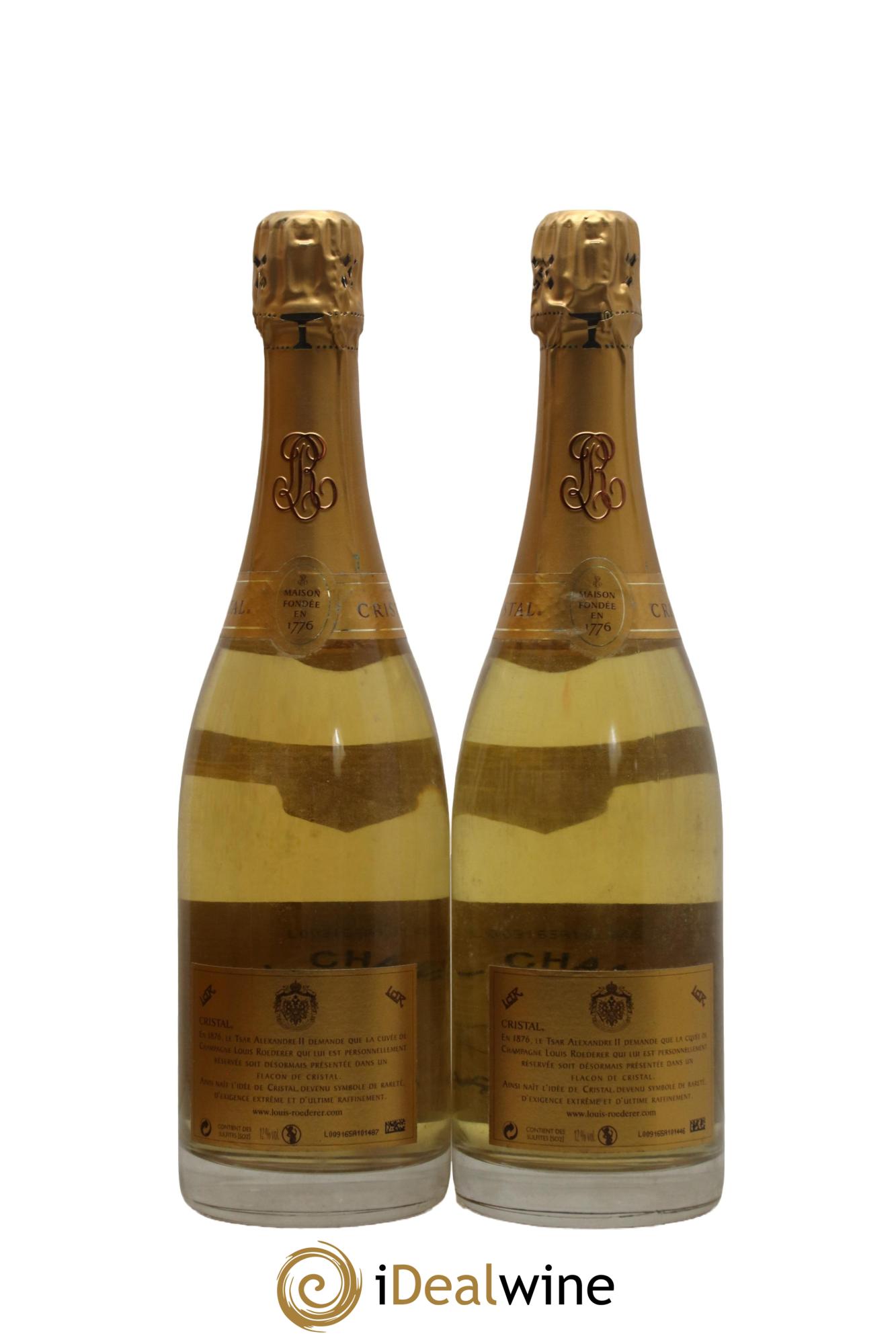 Cristal Louis Roederer 2005 - Lotto di 2 bottiglie - 1