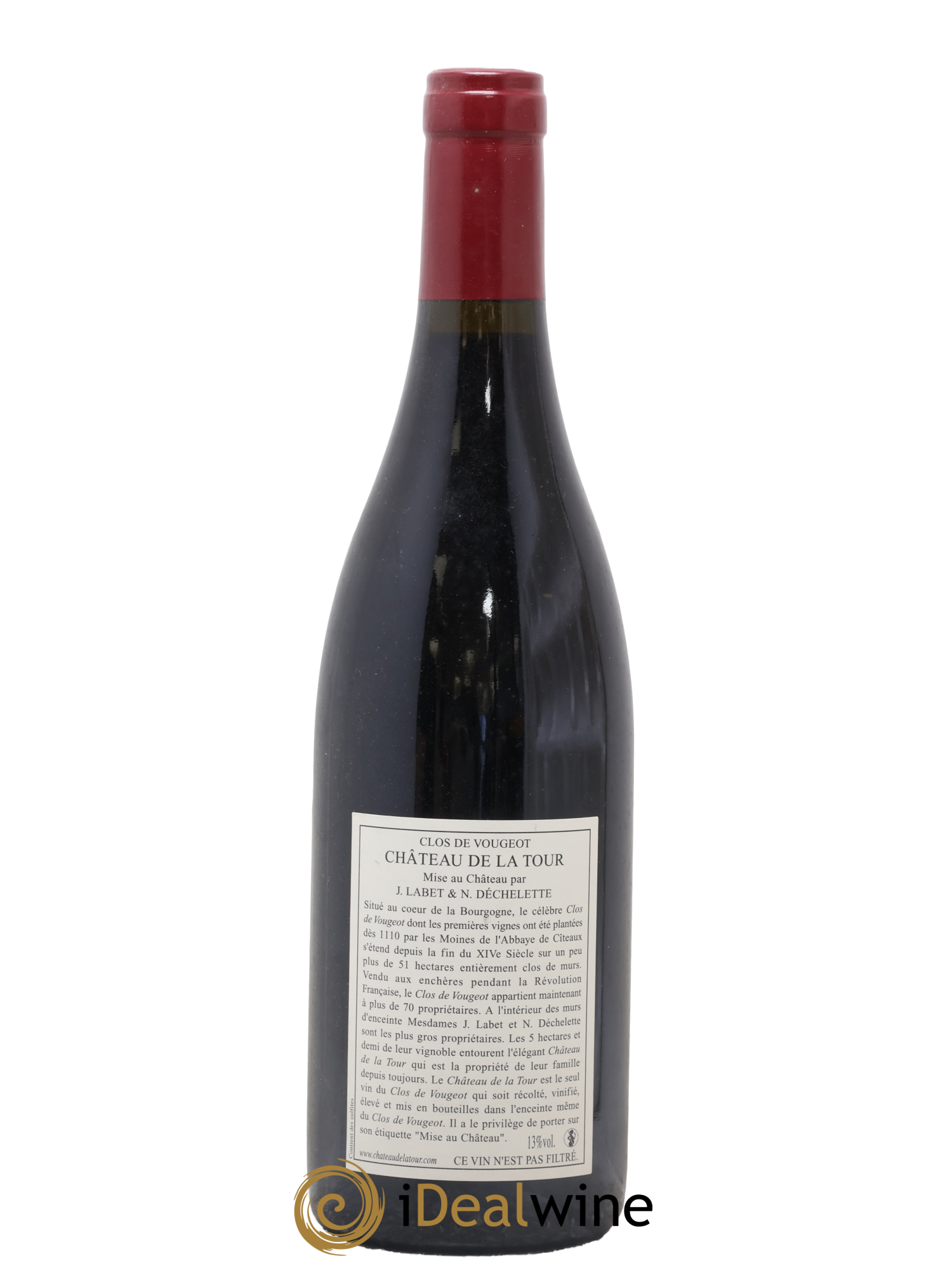 Clos de Vougeot Grand Cru Vieilles Vignes Château de La Tour 2009 - Lot de 1 bouteille - 1