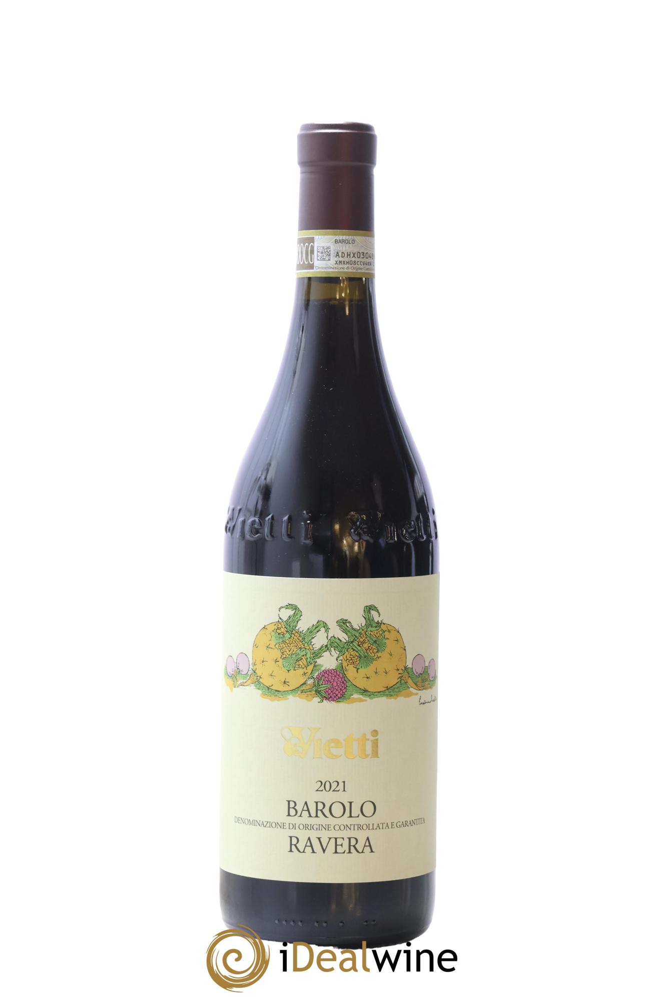 Barolo DOCG Ravera Vietti 2021 - Lotto di 1 bottiglia - 0