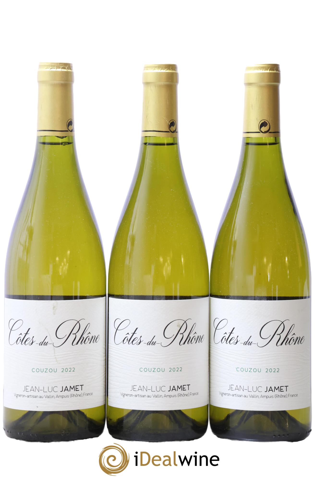 Côtes-du-Rhône Couzou Jean Luc Jamet 2022 - Lot de 3 bouteilles - 0