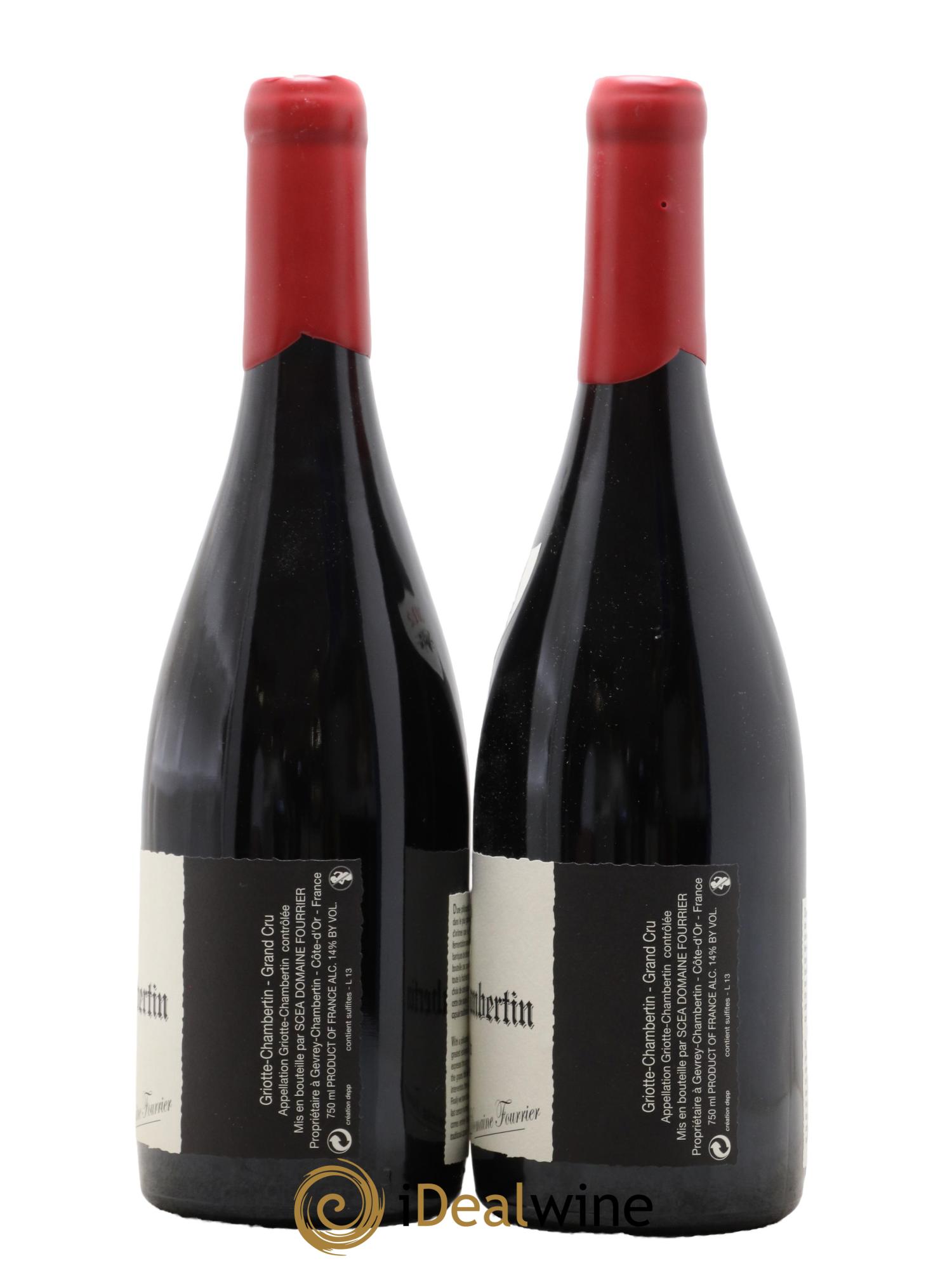 Griotte-Chambertin Grand Cru Vieille Vigne Fourrier (Domaine) 2012 - Lot de 2 bouteilles - 1