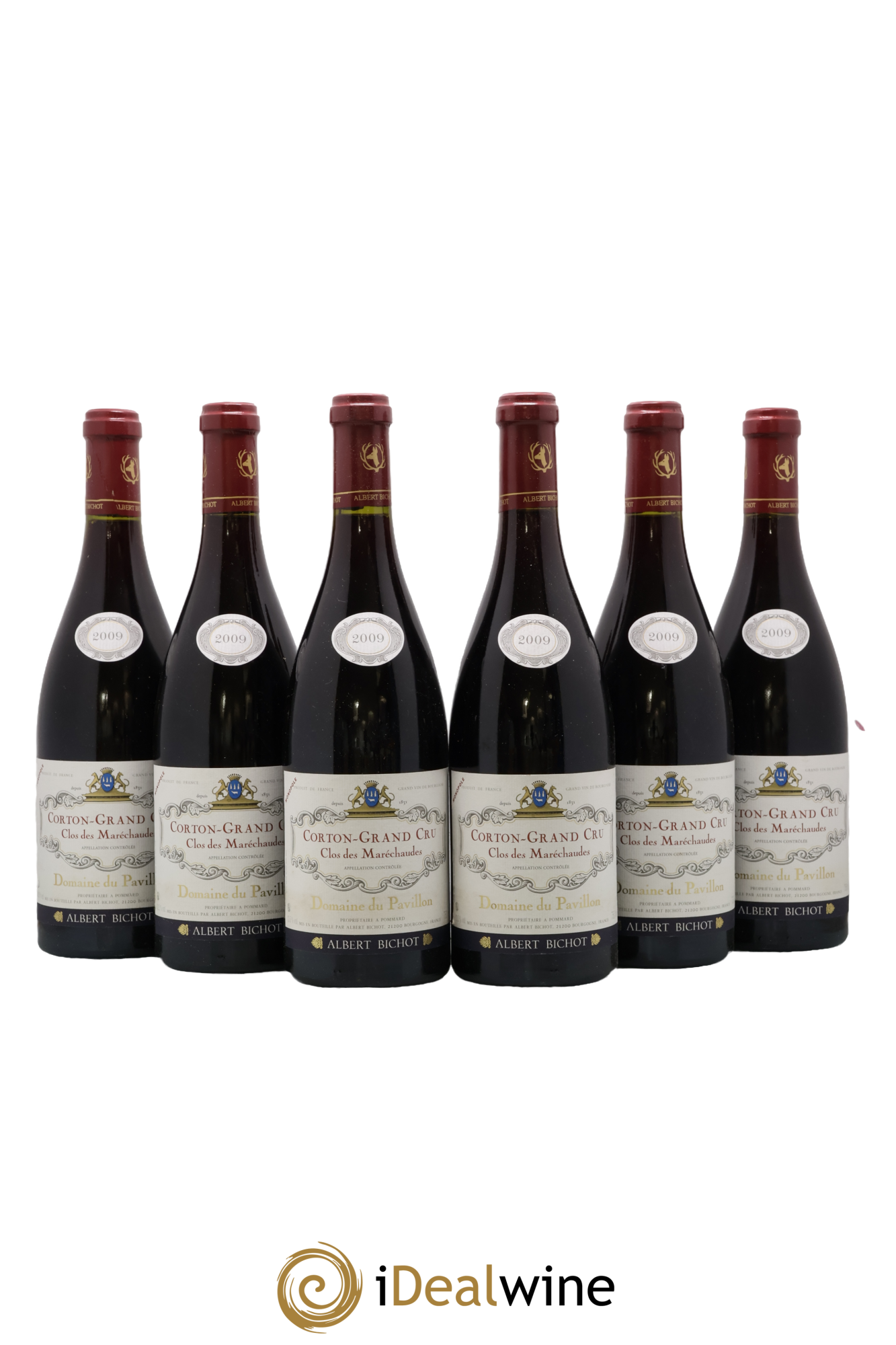 Corton Grand Cru Clos des Maréchaudes Domaine du Pavillon - Albert Bichot 2009 - Lot de 6 bouteilles - 0