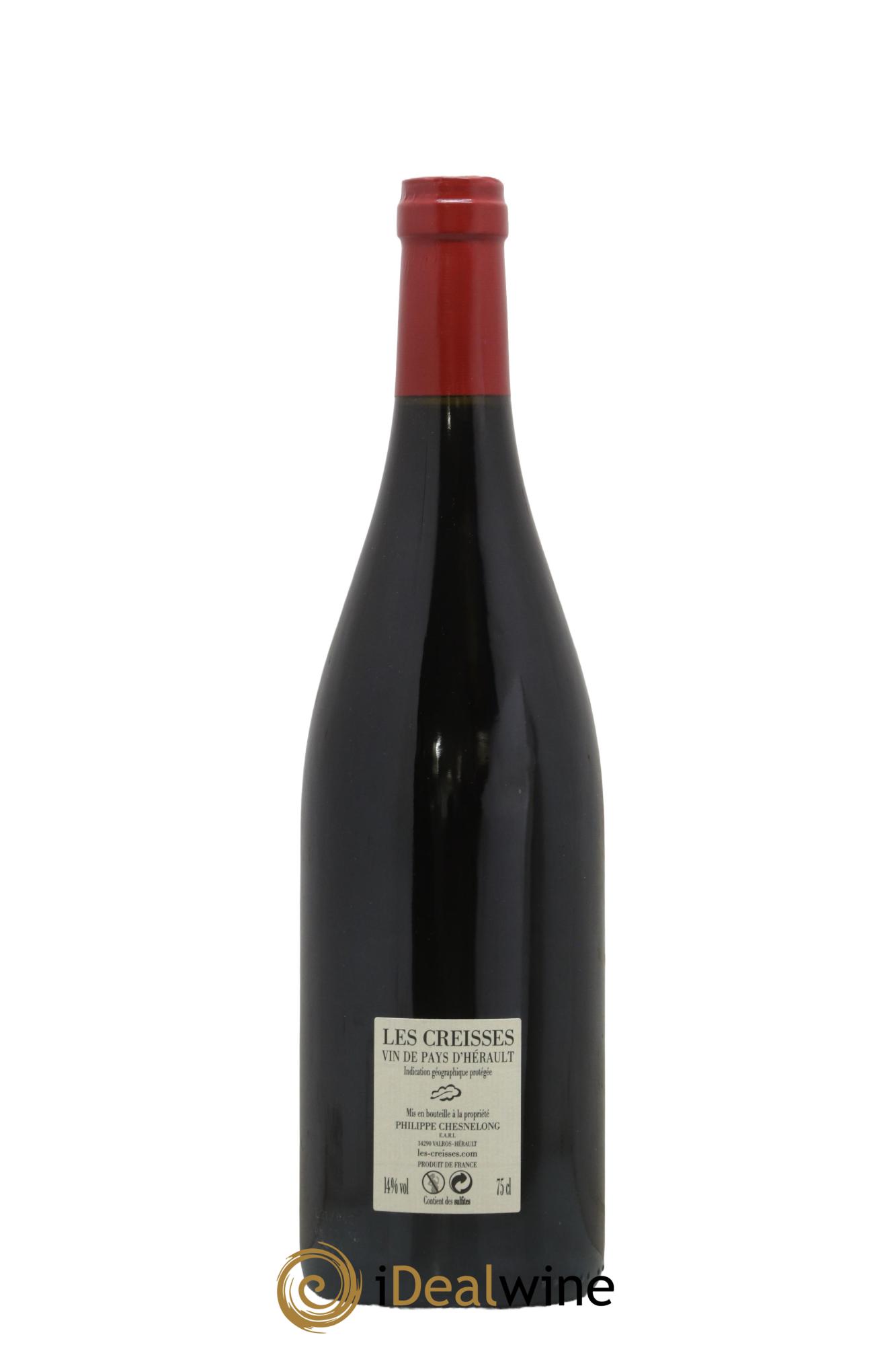 IGP Pays d'Hérault (Vin de Pays de l'Hérault) Les Creisses Les Creisses (Domaine) 2019 - Lot de 1 bouteille - 1