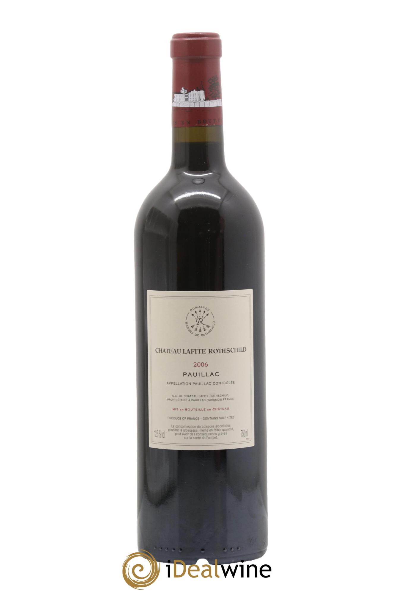 Château Lafite Rothschild 1er Grand Cru Classé 2006 - Posten von 1 Flasche - 1