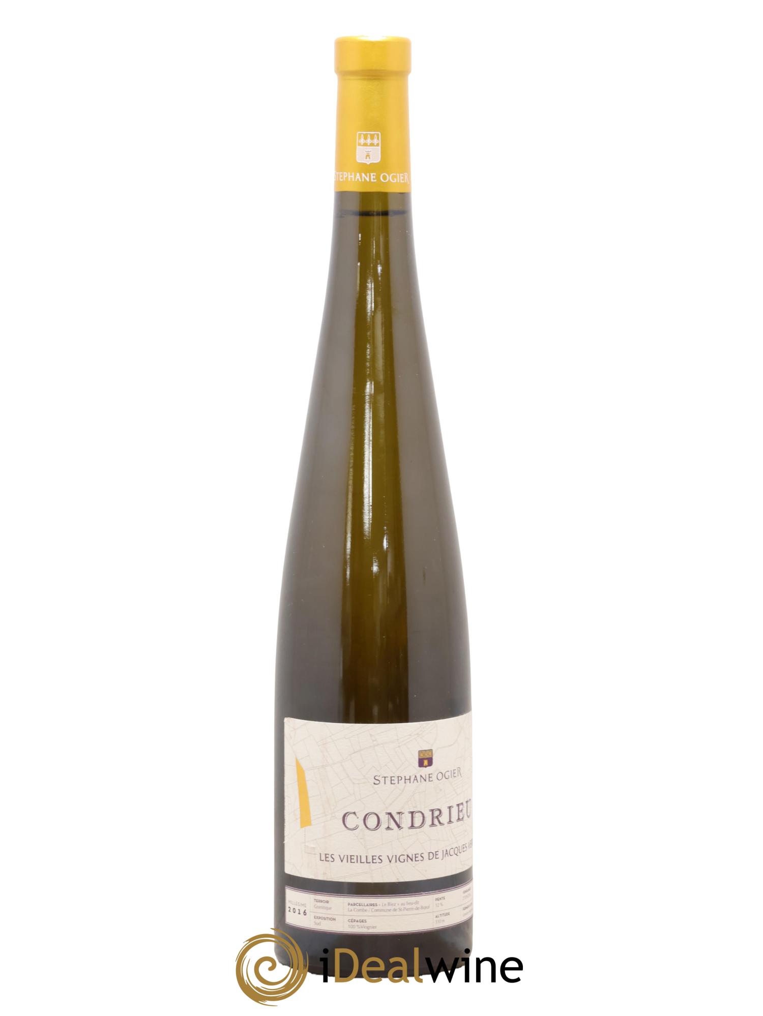 Condrieu Les Vieilles Vignes de Jacques Vernay Stéphane Ogier 2016 - Lot of 1 bottle - 1