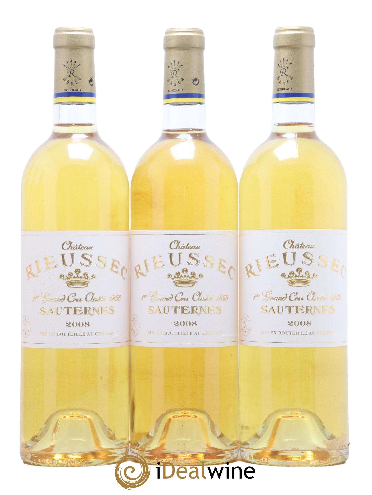 Château Rieussec 1er Grand Cru Classé 2008 - Lotto di 12 bottiglie - 3