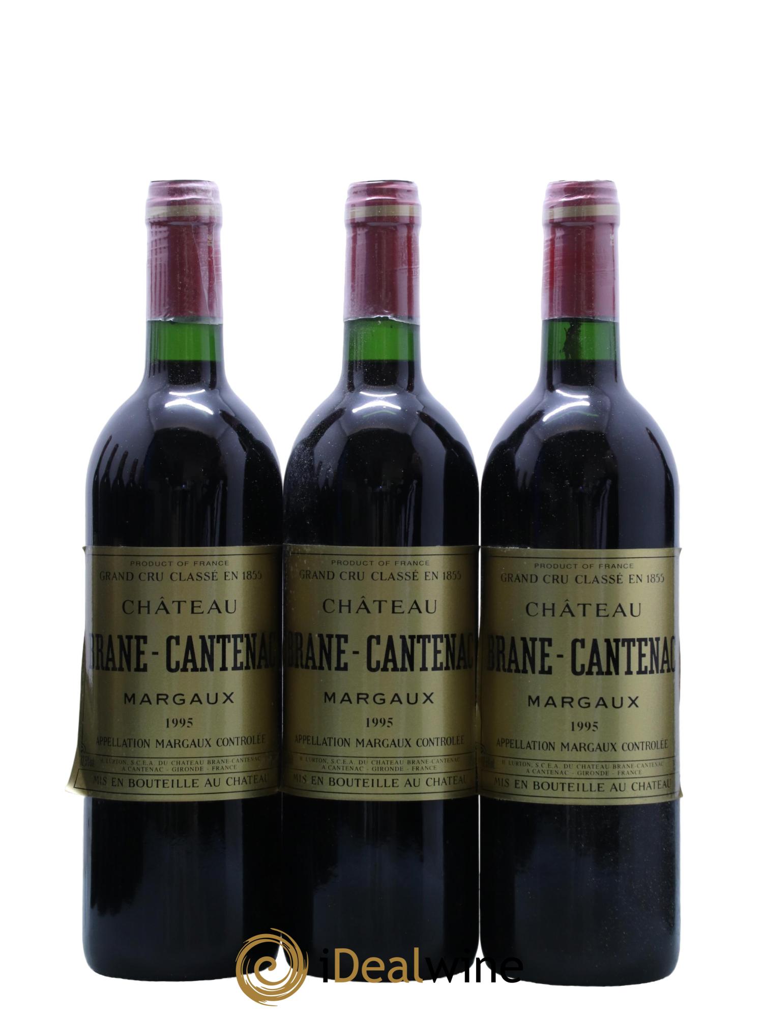 Château Brane Cantenac 2ème Grand Cru Classé 1995 - Lot de 12 bouteilles - 2