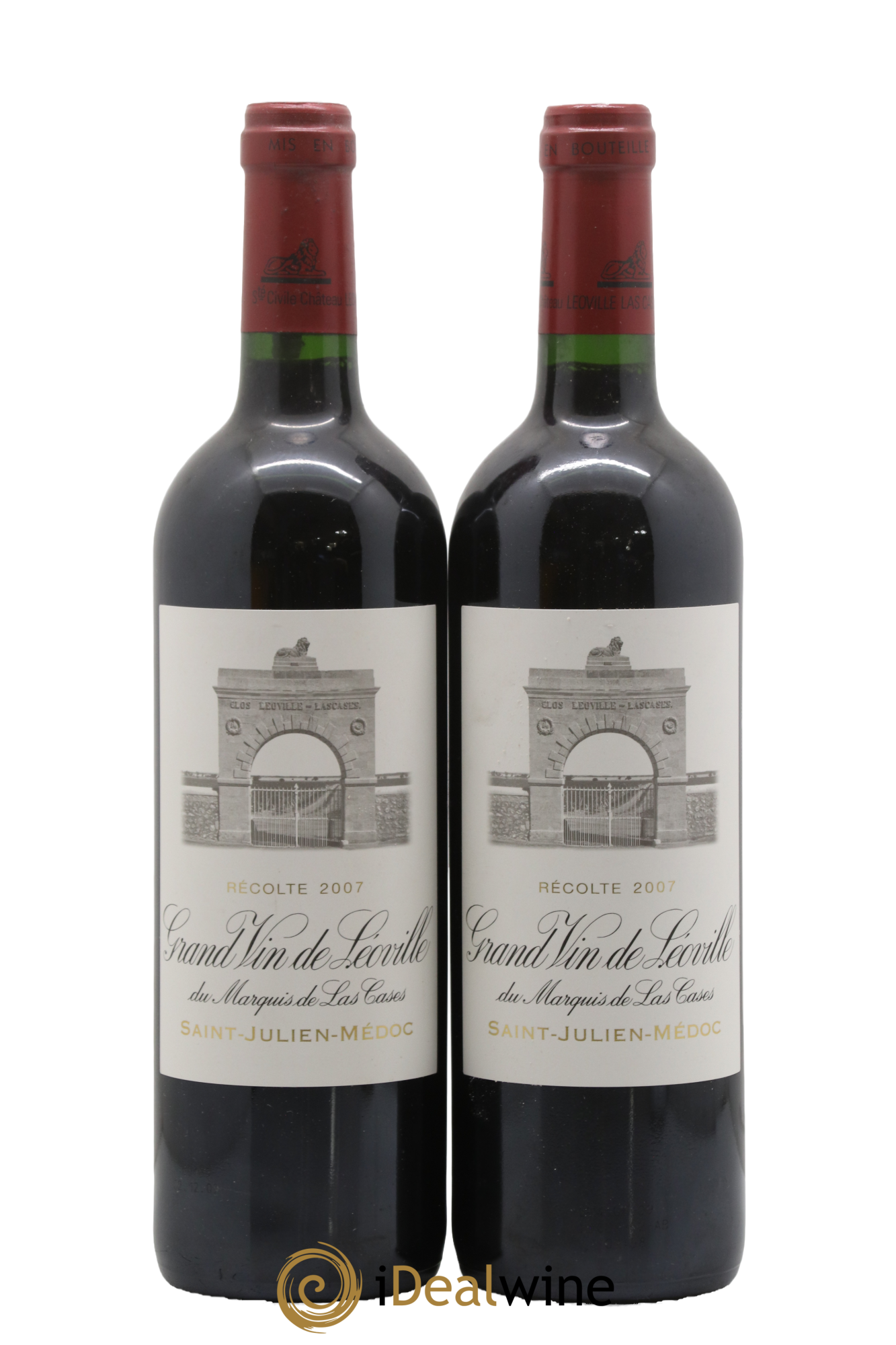 Château Léoville Las Cases 2ème Grand Cru Classé 2007 - Posten von 2 Flaschen - 0
