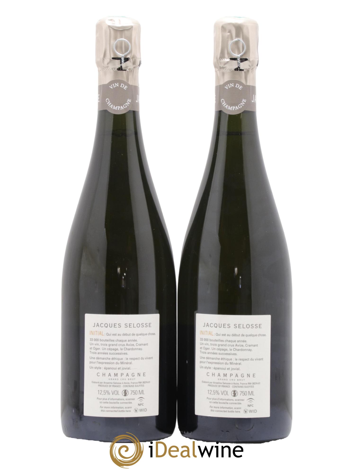 Initial Brut Jacques Selosse - Lot de 2 bouteilles - 1