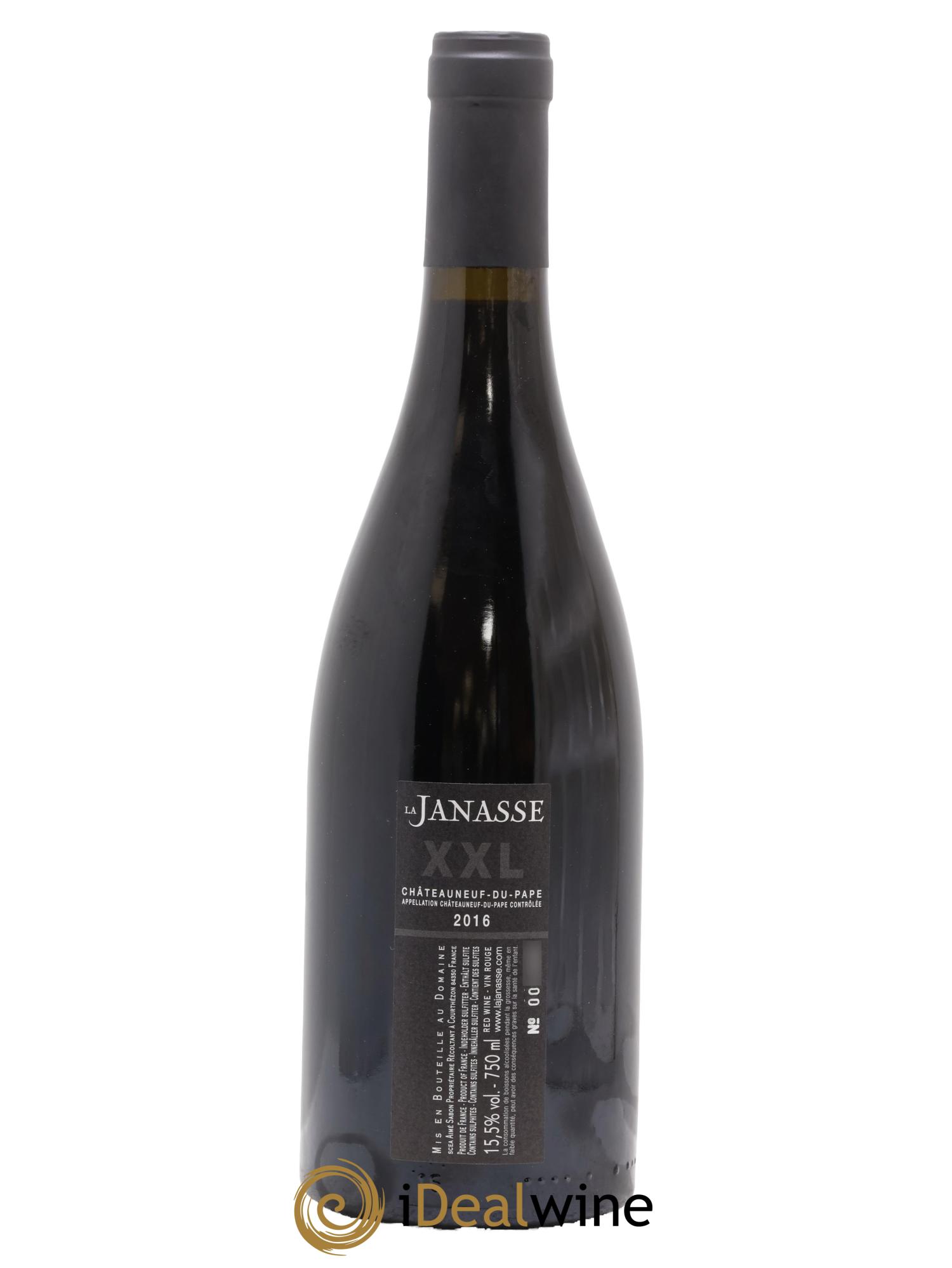 Châteauneuf-du-Pape Cuvée XXL La Janasse (Domaine de) 2016 - Lot of 1 bottle - 1
