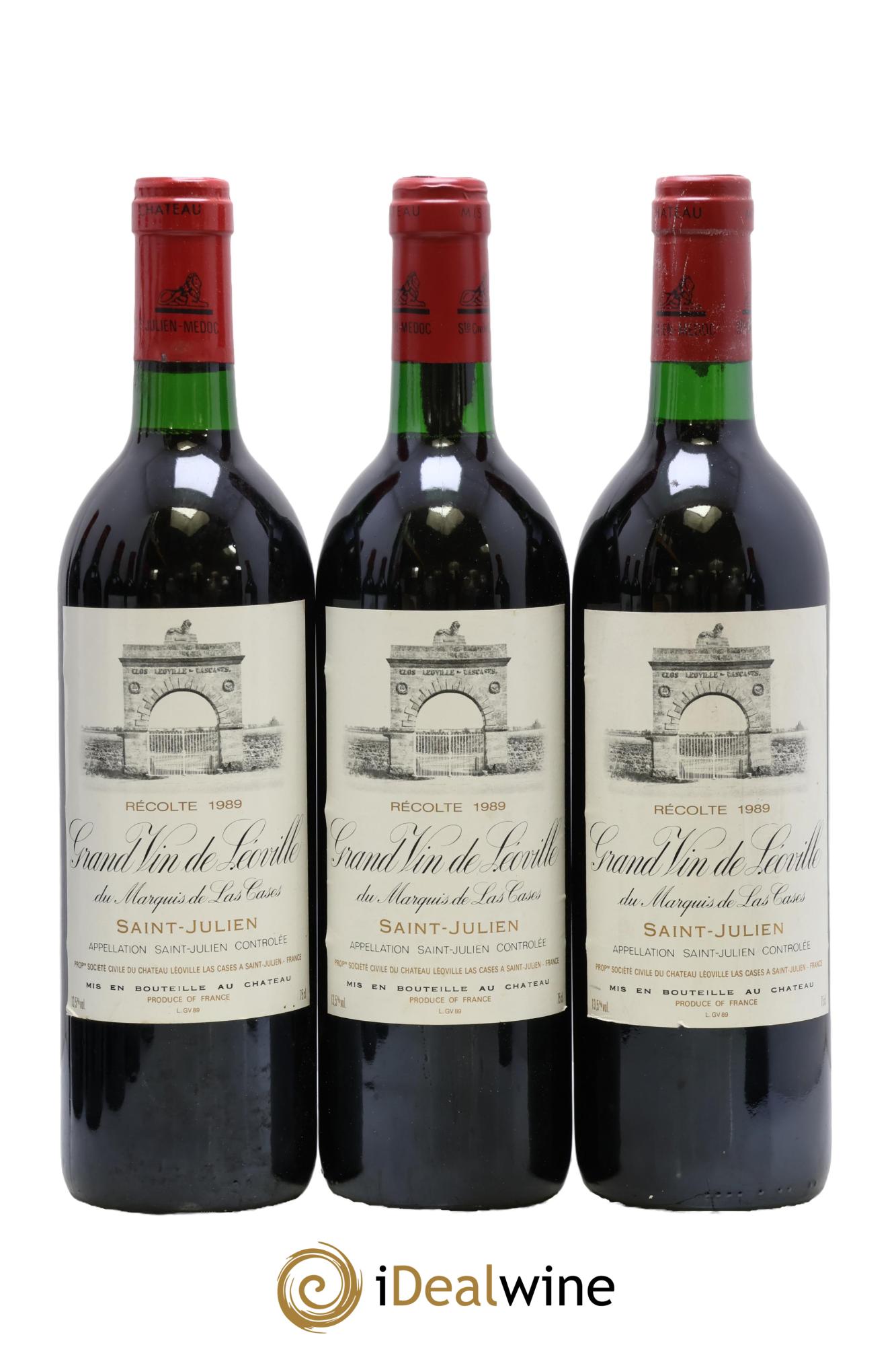 Château Léoville Las Cases 2ème Grand Cru Classé 1989 - Lot de 12 bouteilles - 2