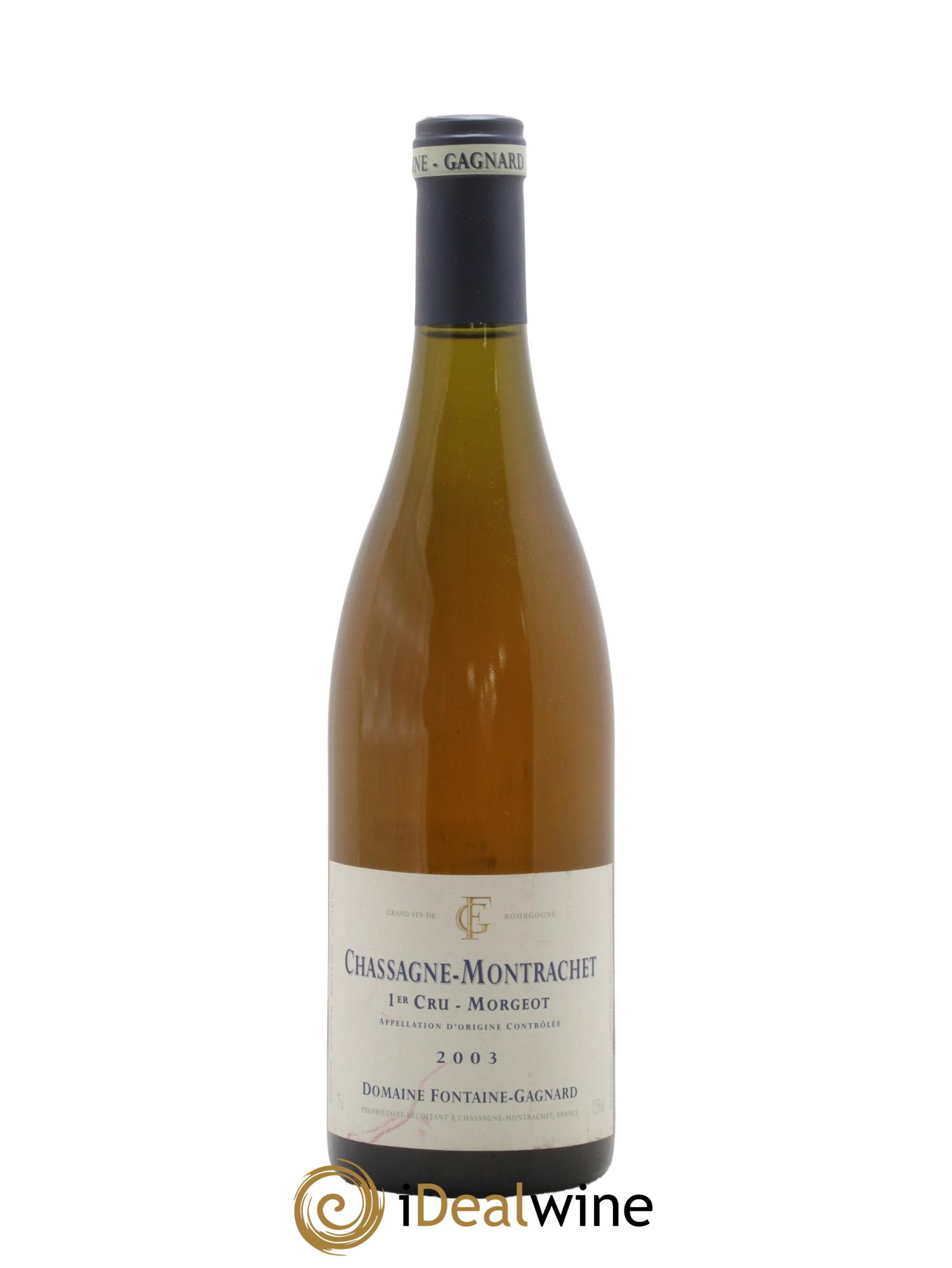 Chassagne-Montrachet 1er Cru Morgeot Fontaine-Gagnard (Domaine) 2003 - Lotto di 1 bottiglia - 0