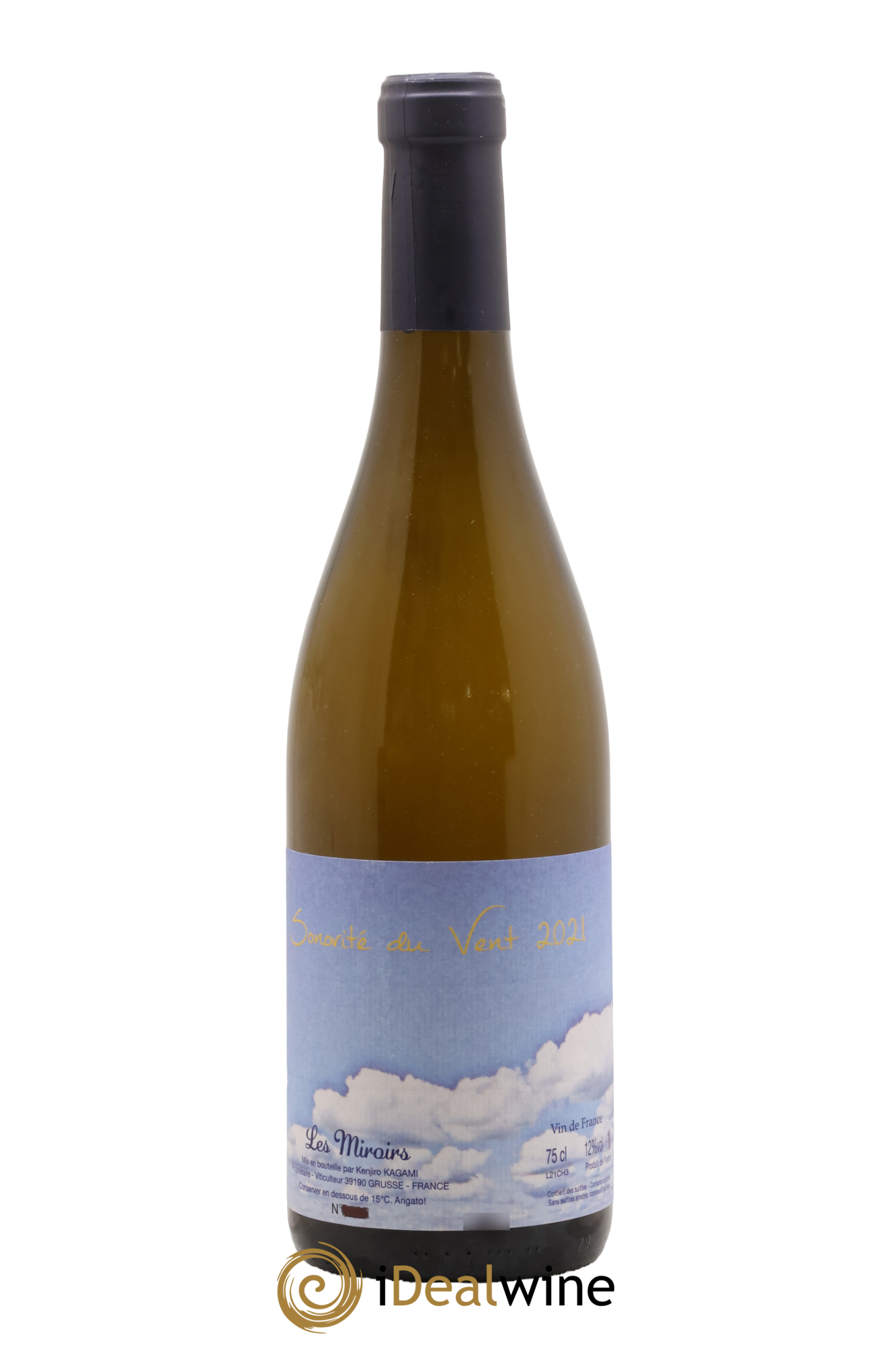 Vin de France Sonorité du vent Les saugettes Kenjiro Kagami - Domaine des Miroirs 2021 - Lot of 1 bottle - 0