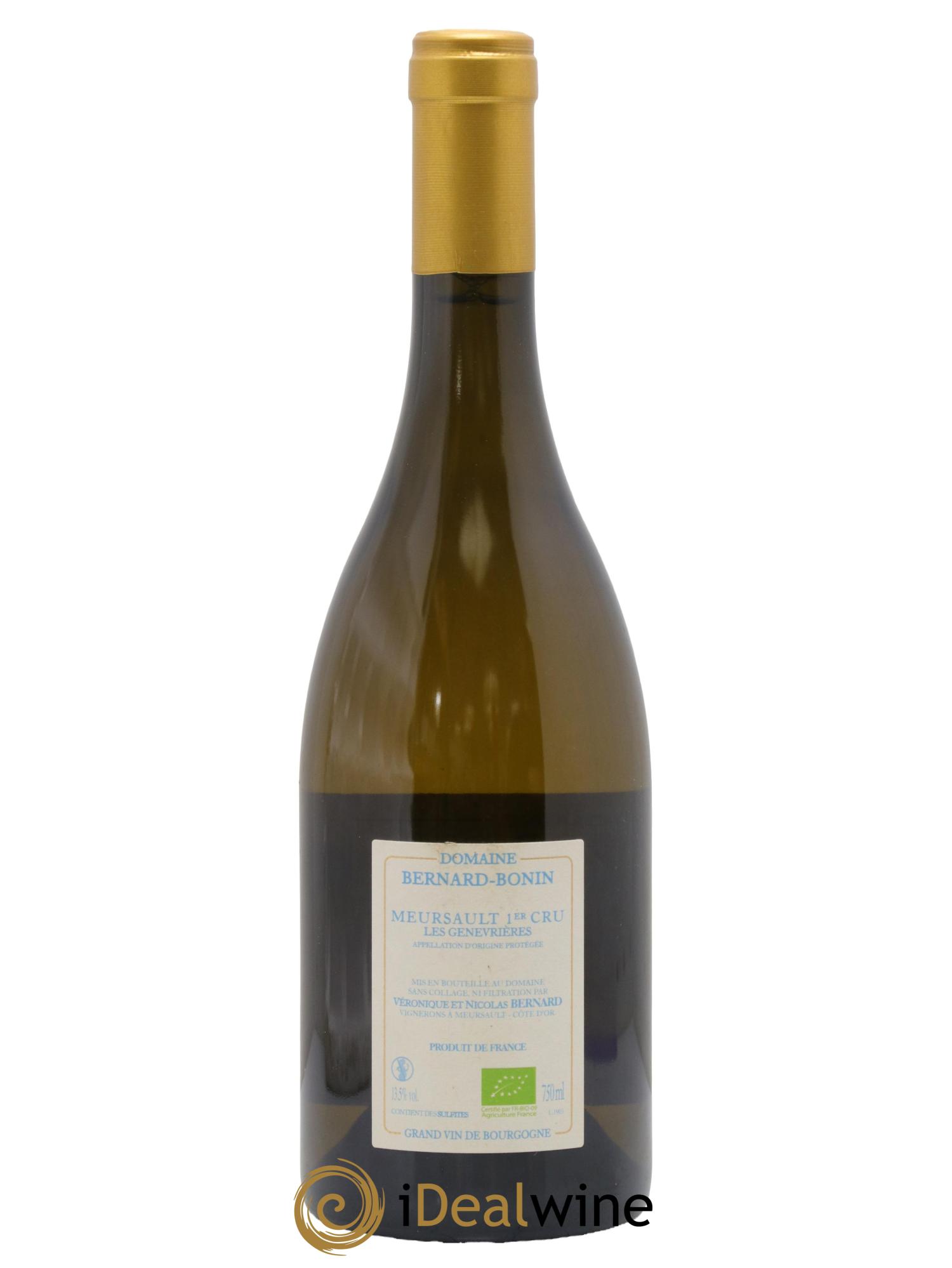 Meursault 1er Cru Les Genevrières Bernard Bonin 2019 - Lot de 1 bouteille - 1