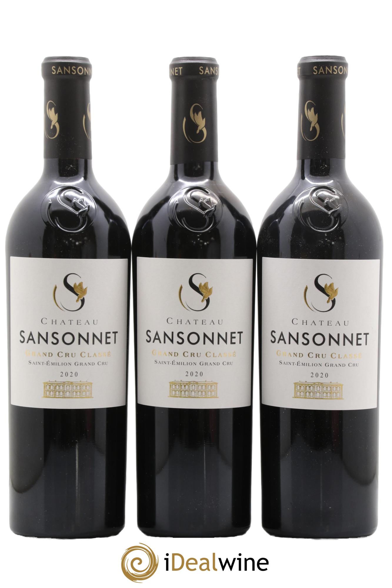 Château Sansonnet Grand Cru Classé 2020 - Lot of 12 bottles - 2