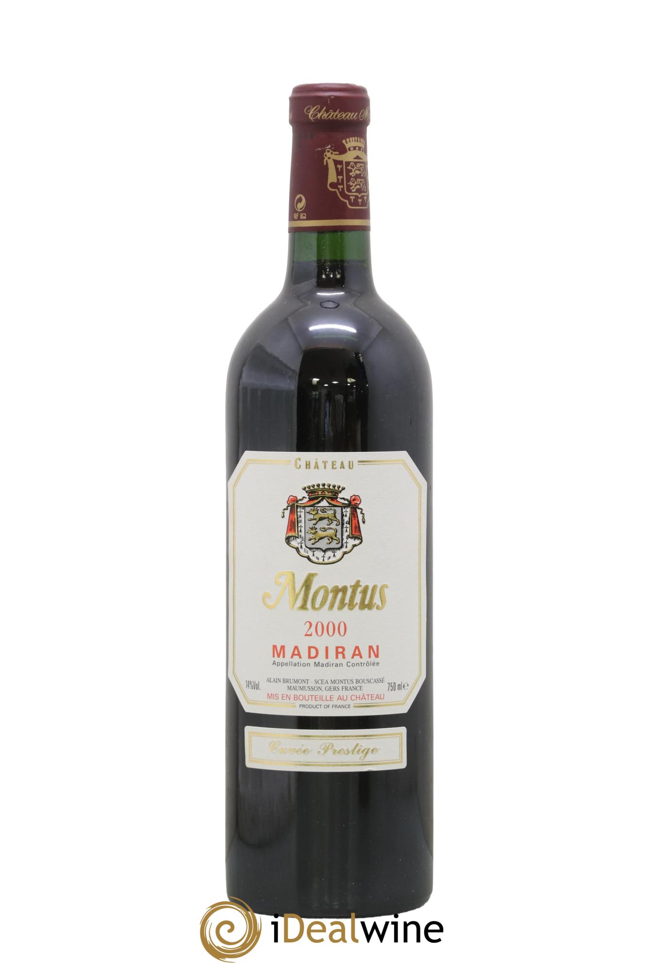 Madiran Château Montus-Prestige Alain Brumont 2000 - Lot of 1 bottle - 0
