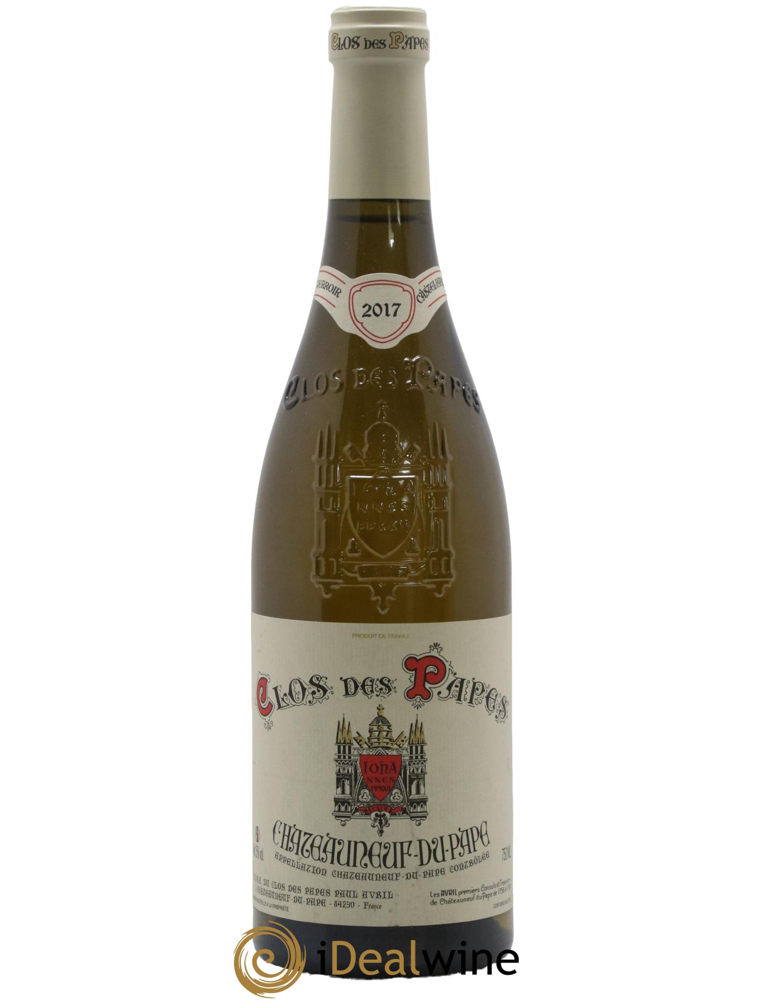 Châteauneuf-du-Pape Clos des Papes - Paul Avril 2017 - Lot de 1 bouteille - 0