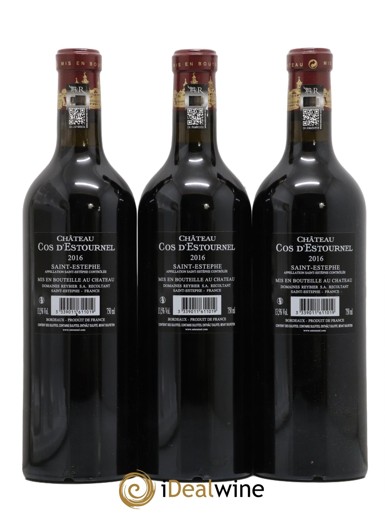 Cos d'Estournel 2ème Grand Cru Classé 2016 - Lot de 6 bouteilles - 2