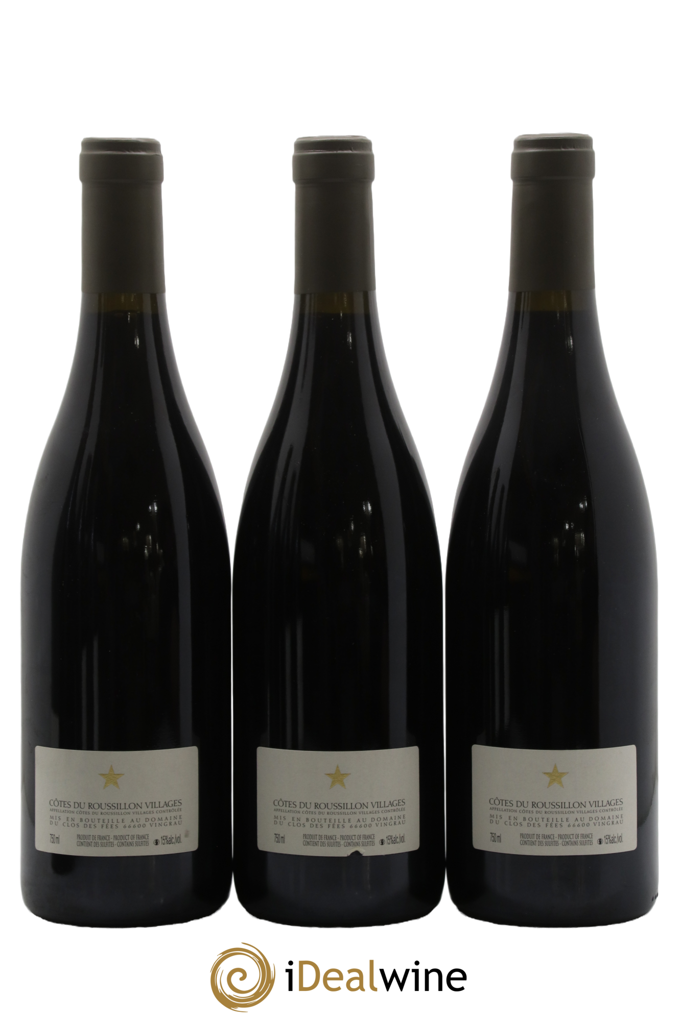 Côtes du Roussillon Villages Clos des Fées Hervé Bizeul 2013 - Posten von 3 Flaschen - 1