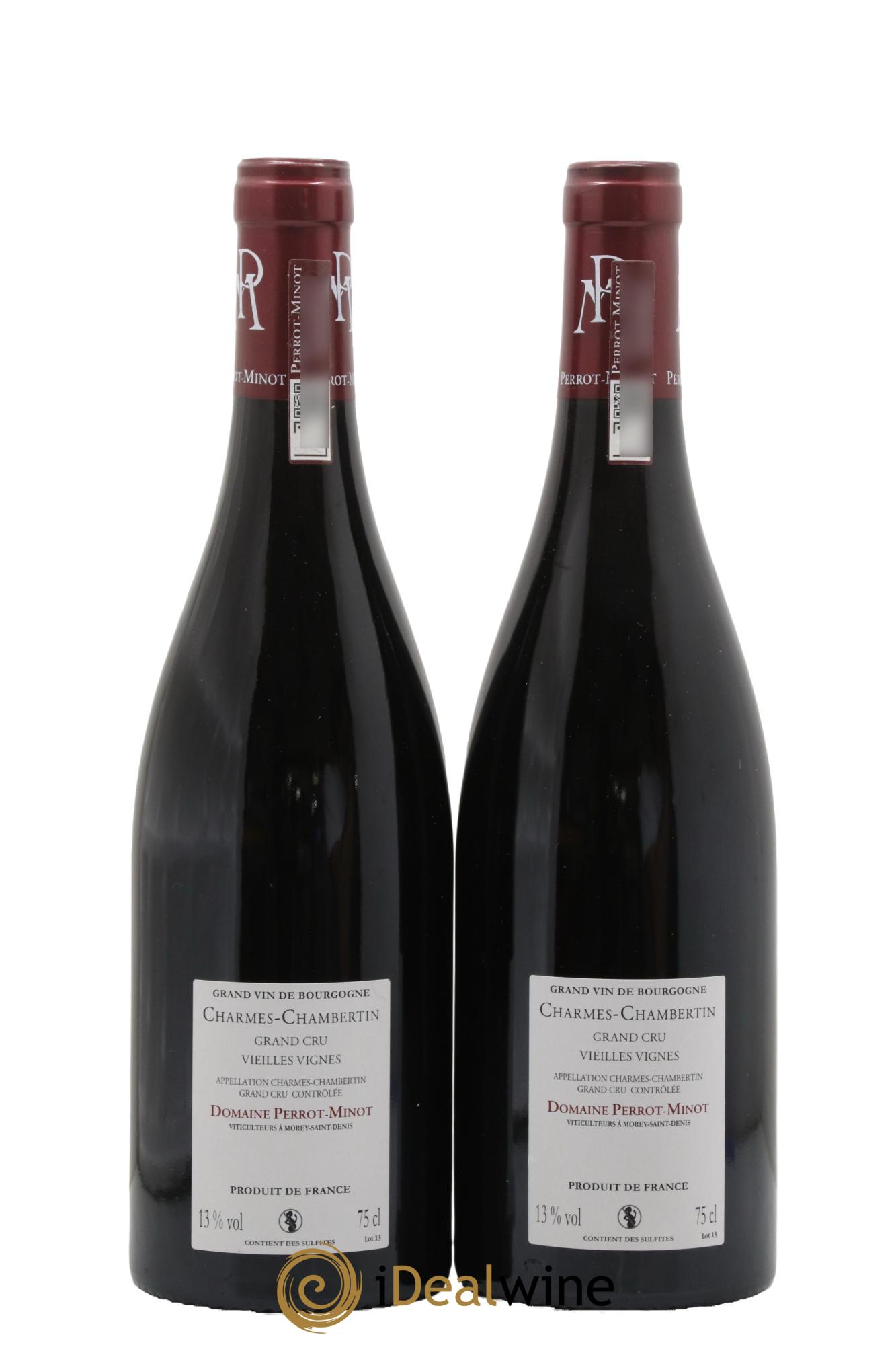 Charmes-Chambertin Grand Cru Vieilles Vignes Perrot-Minot 2015 - Lot de 2 bouteilles - 1