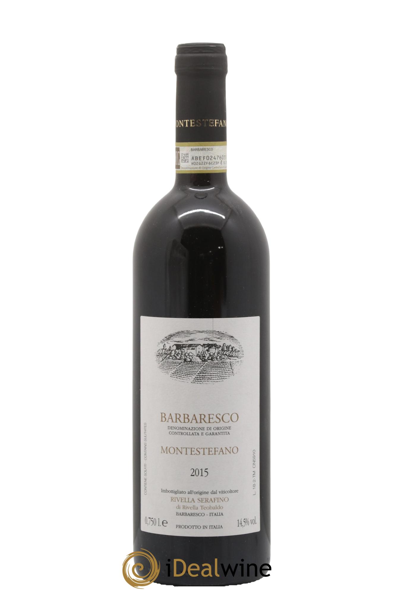 Barbaresco DOCG Montestefano Rivella Serafino 2015 - Lot de 1 bouteille - 0