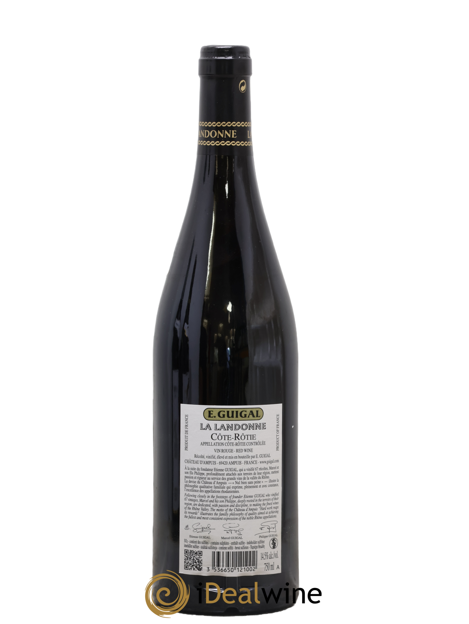 Côte-Rôtie Guigal Trilogie La Turque - La Landonne - La Mouline 2019 - Lot de 3 bouteilles - 4