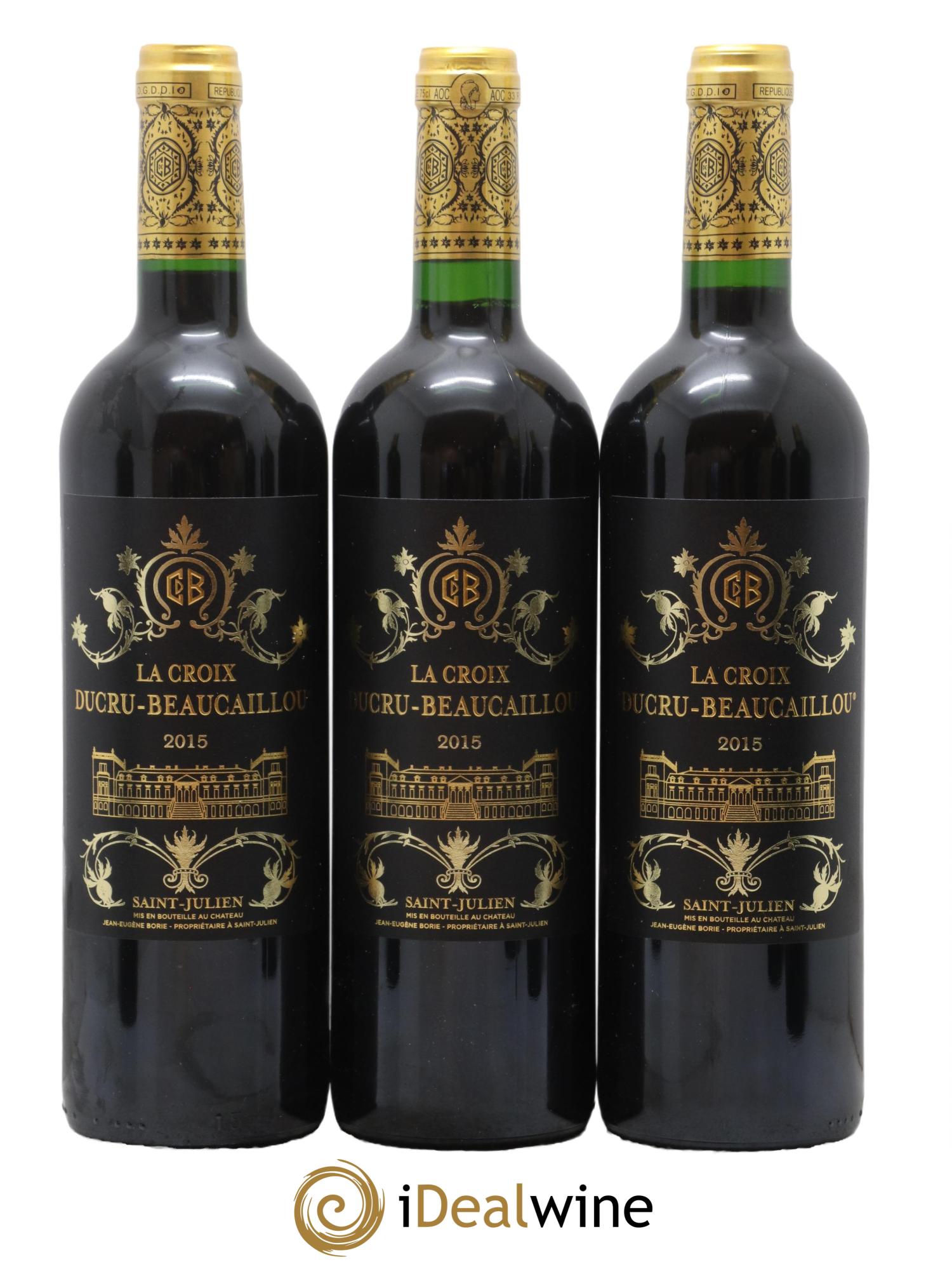 La Croix de Beaucaillou Second Vin 2015 - Posten von 6 Flaschen - 2