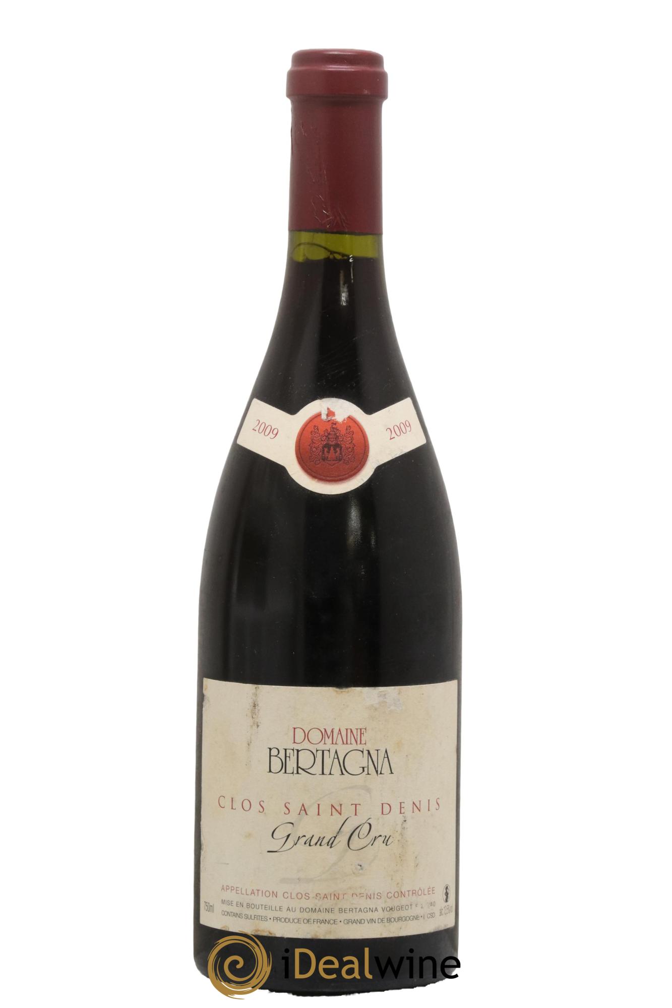 Clos Saint-Denis Grand Cru Bertagna 2009 - Lot de 1 bouteille - 0