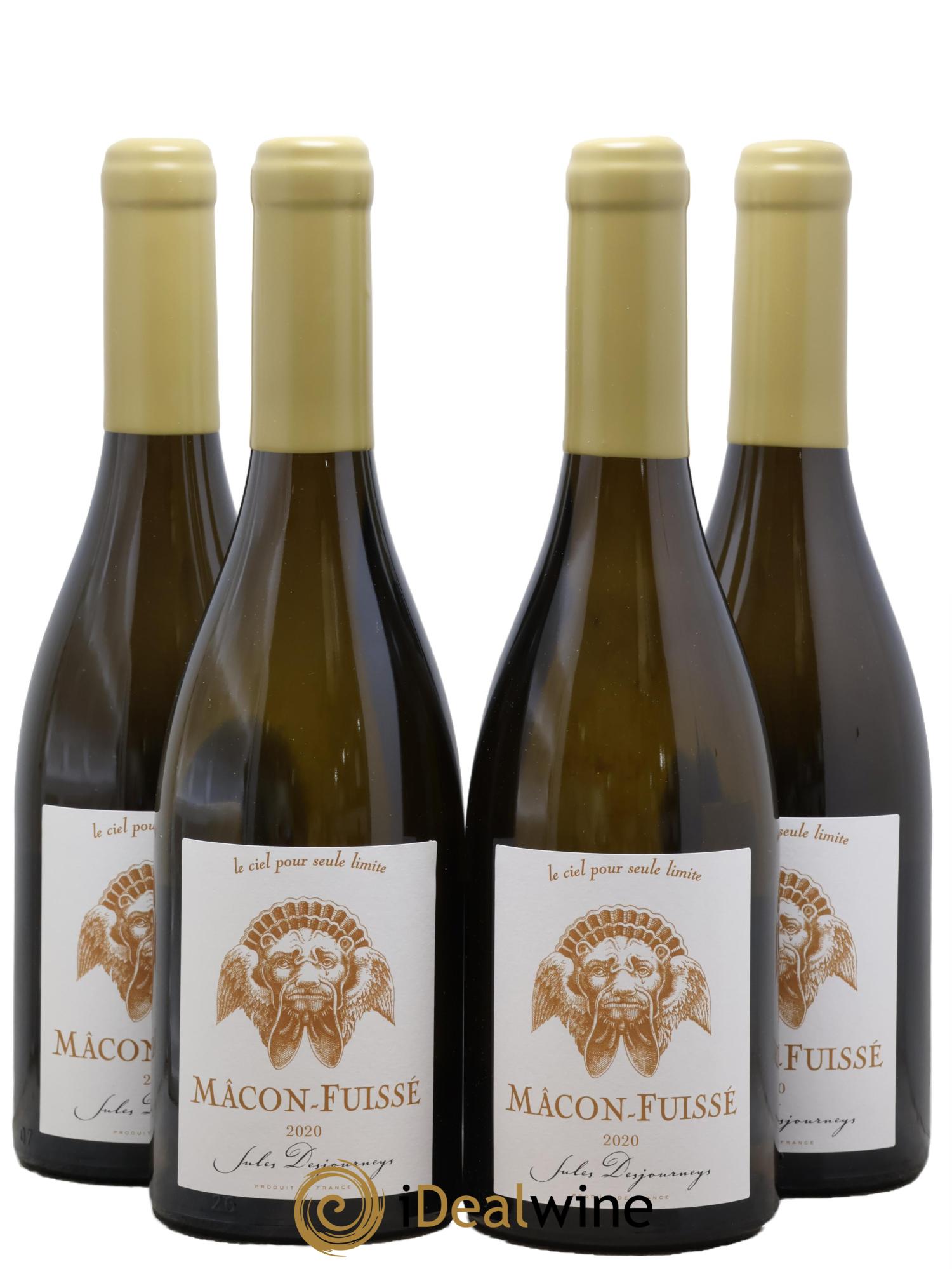 Mâcon-Fuissé Bois de la Croix Jules Desjourneys 2020 - Posten von 4 Flaschen - 0