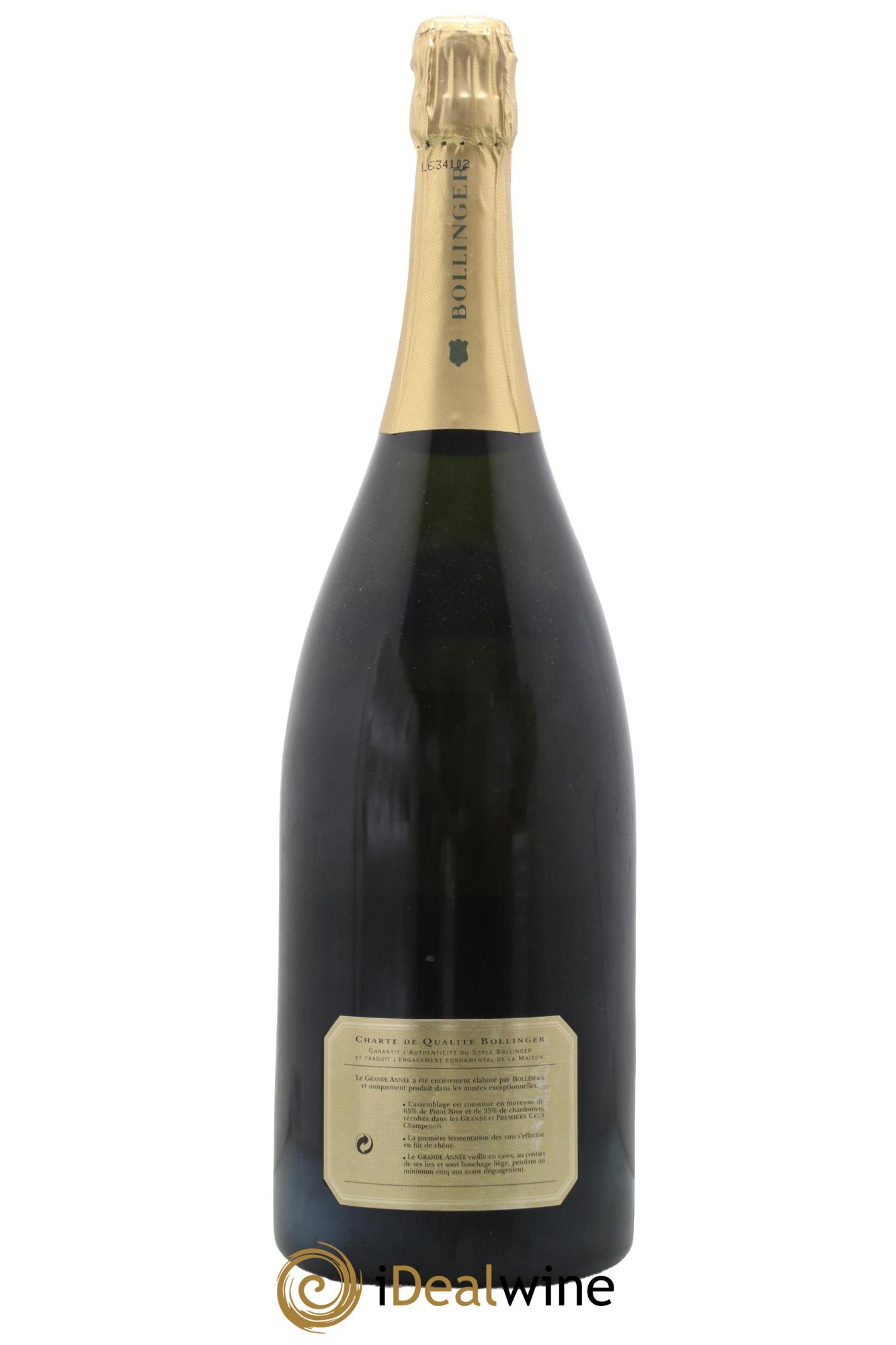 Grande Année Brut Bollinger 1989 - Lot de 1 magnum - 1