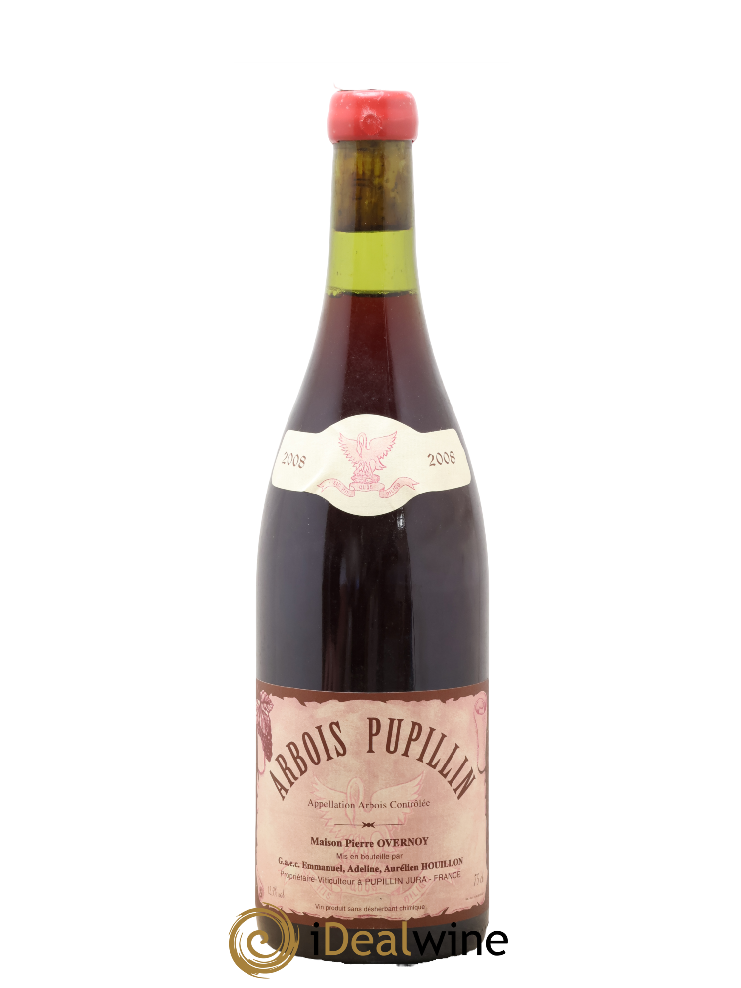 Arbois-Pupillin Poulsard (cire rouge) Overnoy-Houillon (Domaine) 2008 - Lot de 1 bouteille - 0