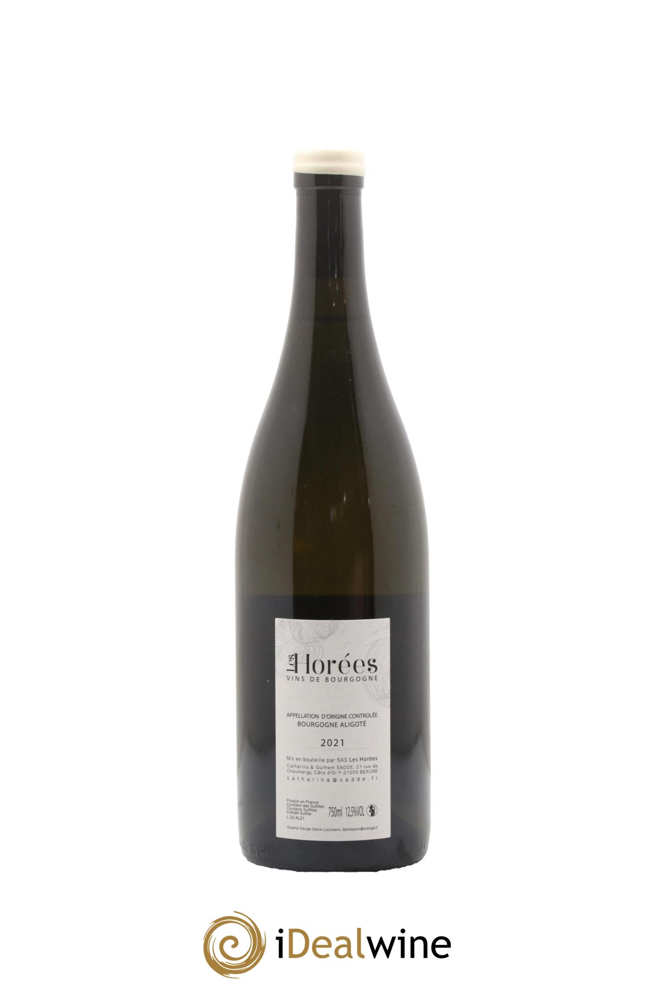 Bourgogne Aligoté En Coulezain Les Horées 2021 - Lot of 1 bottle - 1