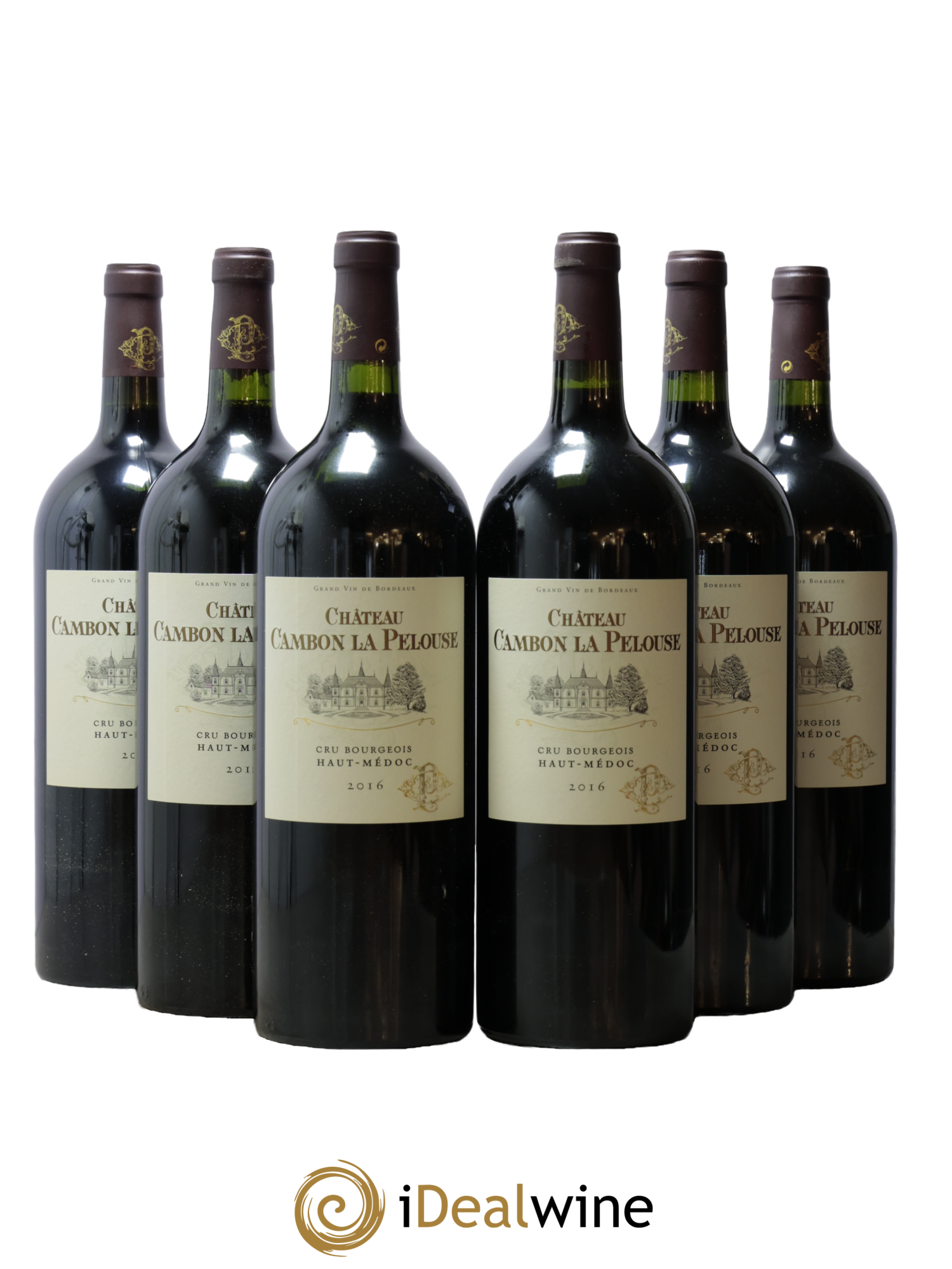 Château Cambon la Pelouse Cru Bourgeois 2016 - Lot de 6 magnums - 0
