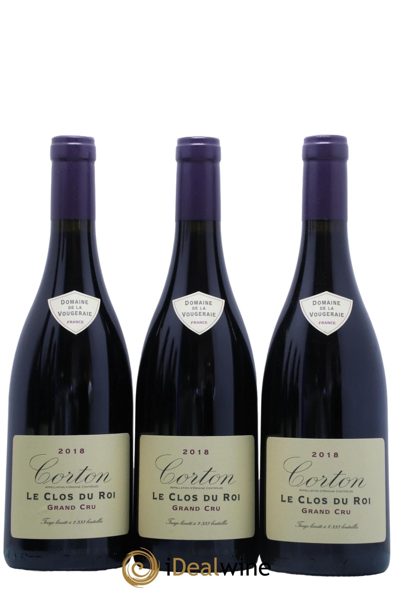 Corton Grand Cru Le Clos du Roi La Vougeraie  2018 - Lotto di 6 bottiglie - 1