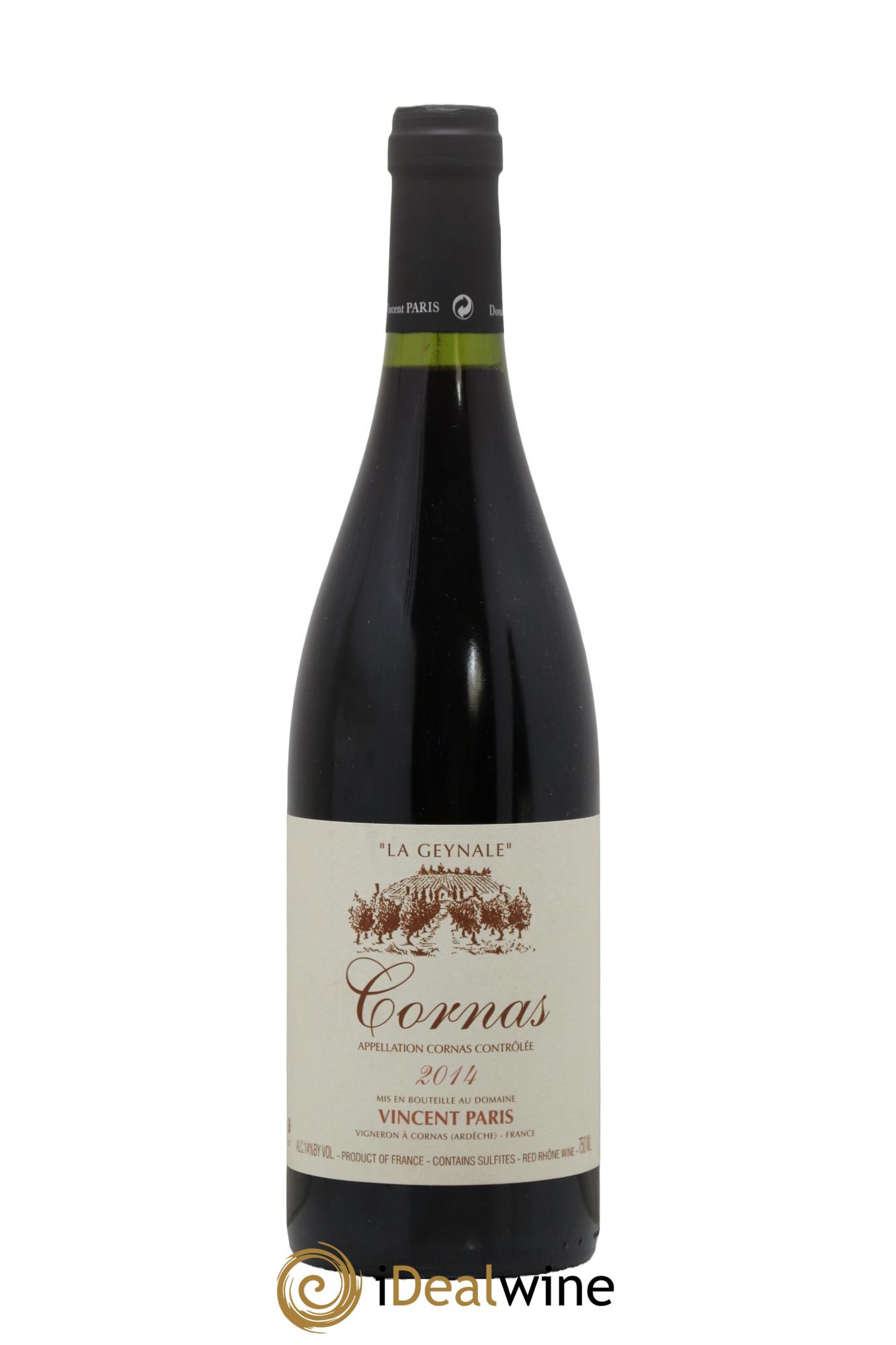 Cornas La Geynale Vincent Paris 2014 - Lotto di 1 bottiglia - 0